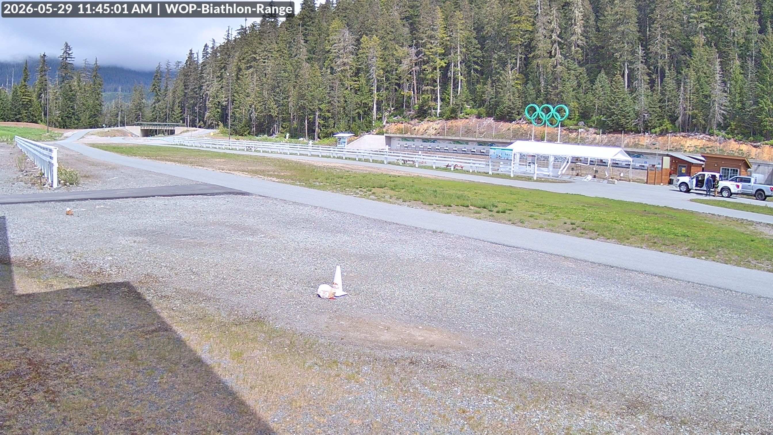View looking North East to the Olympic Biathlon Range