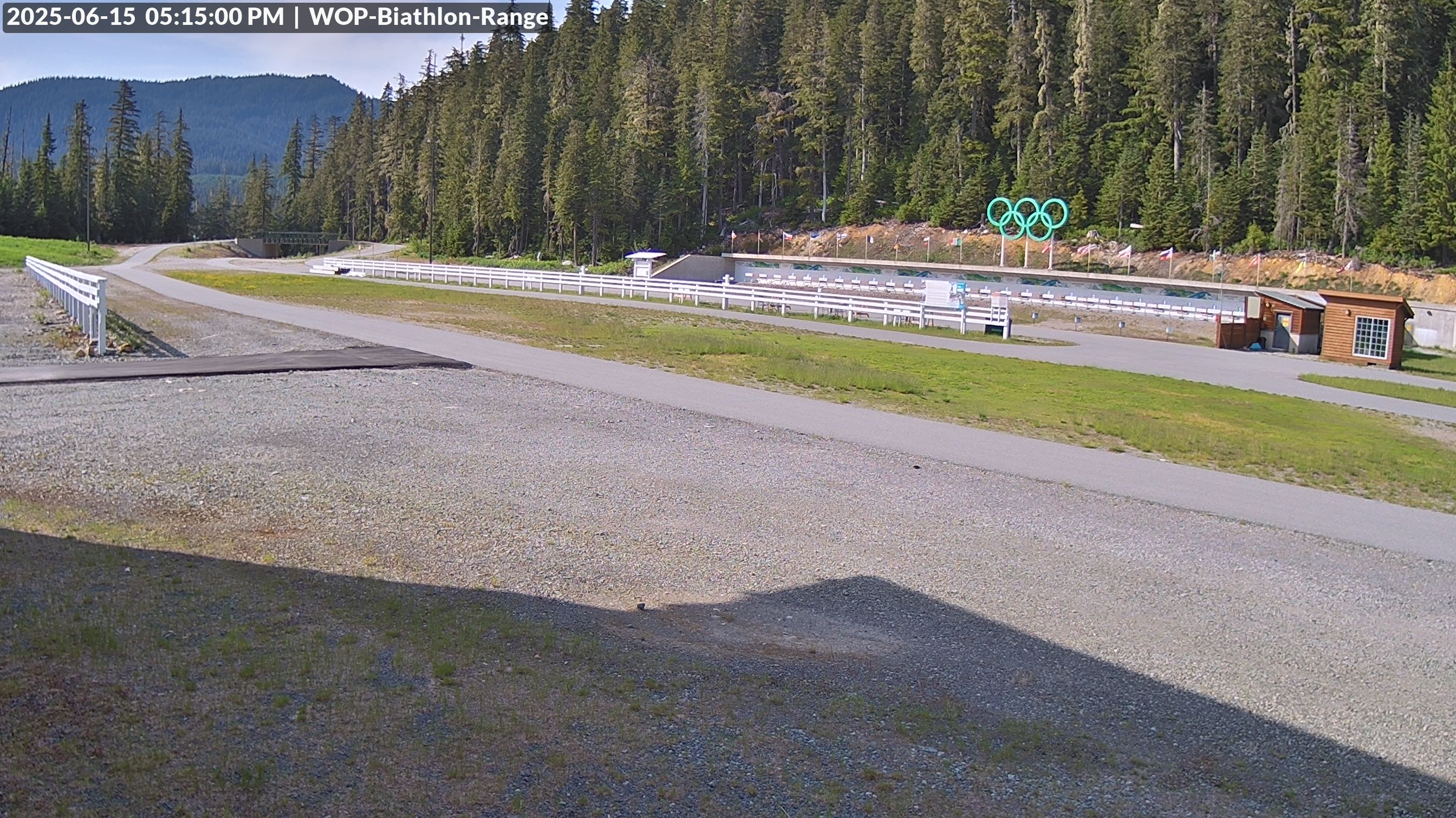 View looking North East to the Olympic Biathlon Range