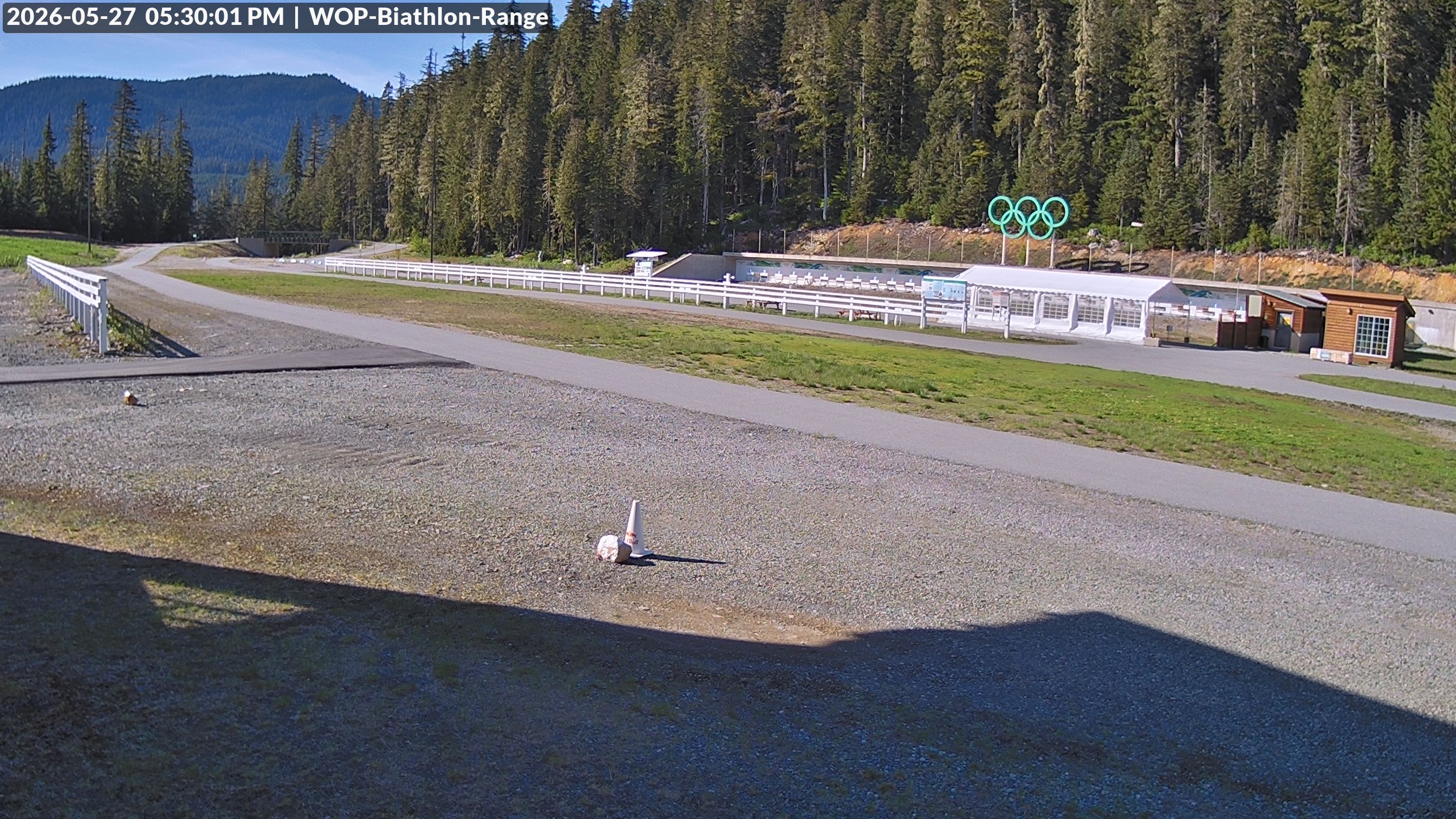 View looking North East to the Olympic Biathlon Range