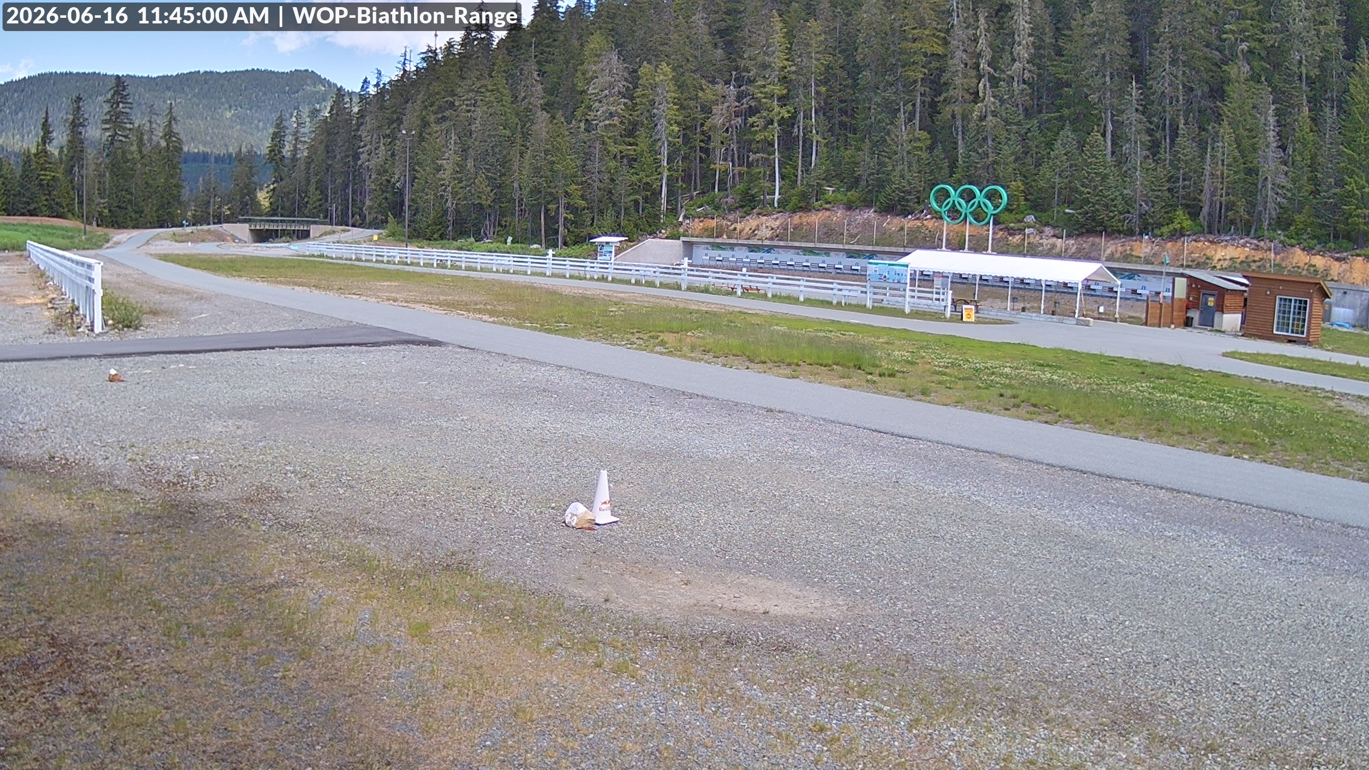 View looking North East to the Olympic Biathlon Range