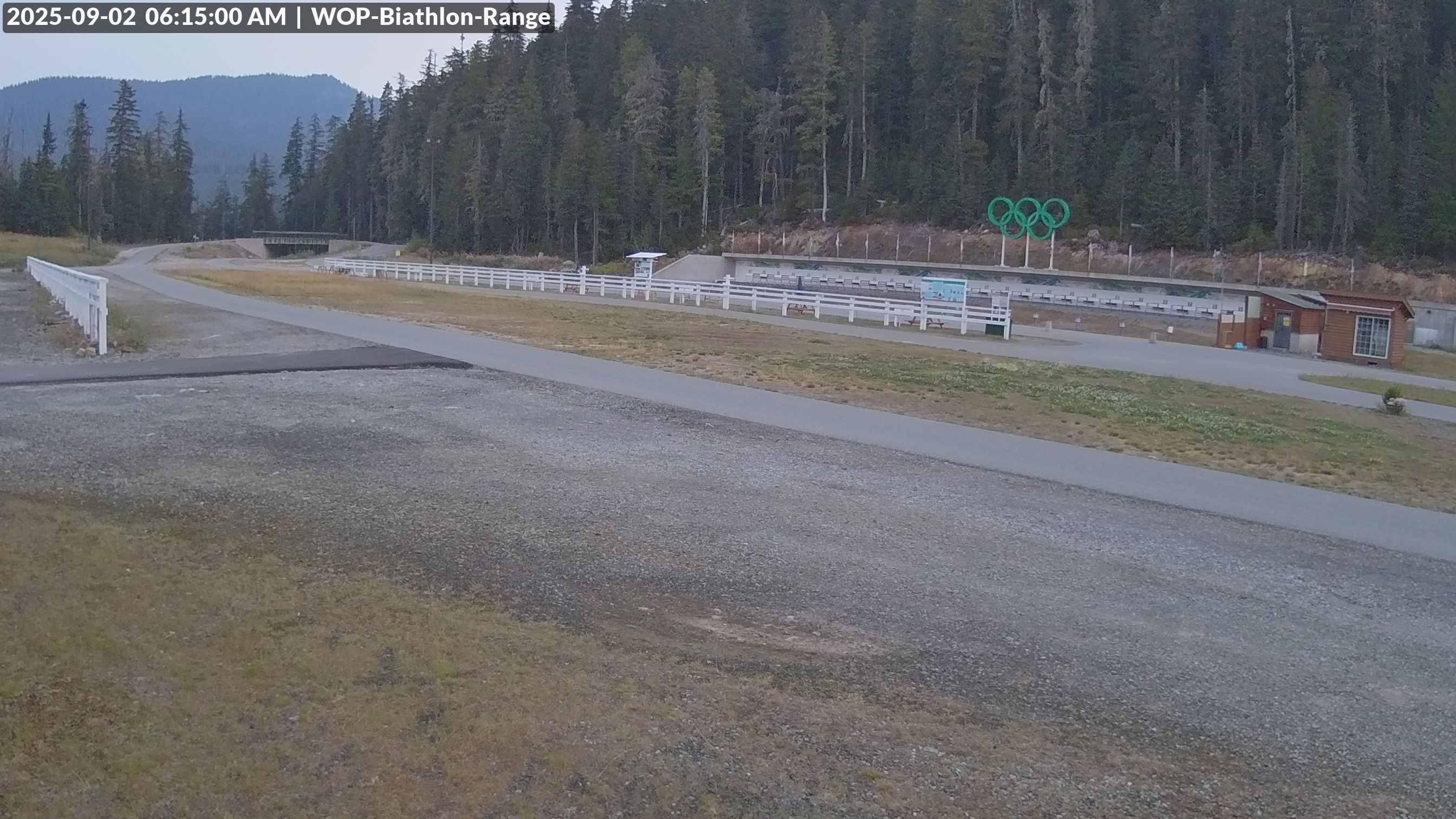 View looking North East to the Olympic Biathlon Range