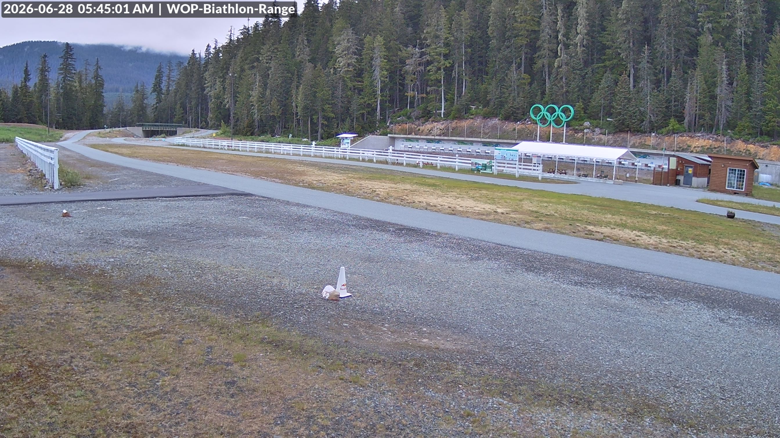 View looking North East to the Olympic Biathlon Range