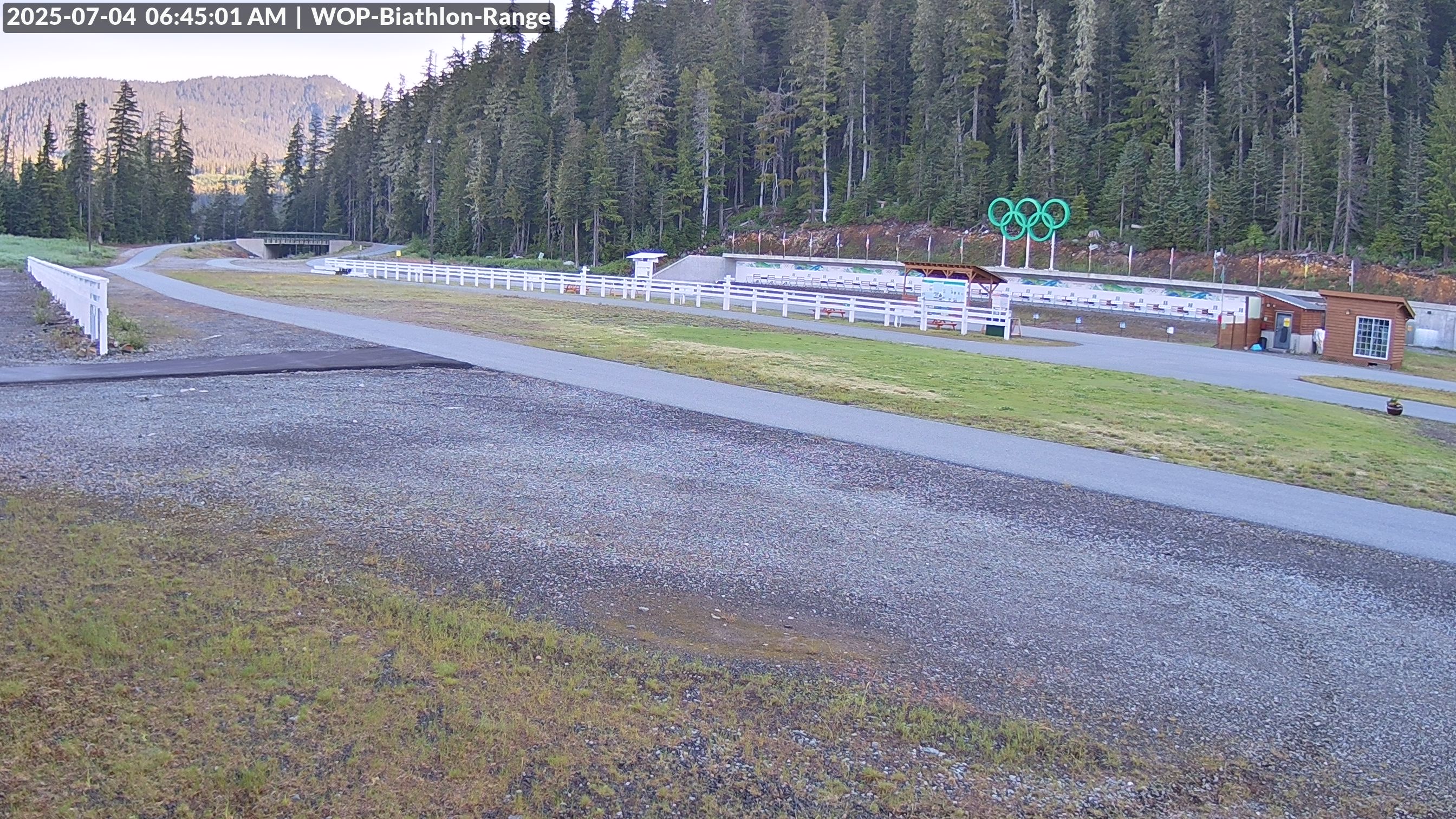 View looking North East to the Olympic Biathlon Range