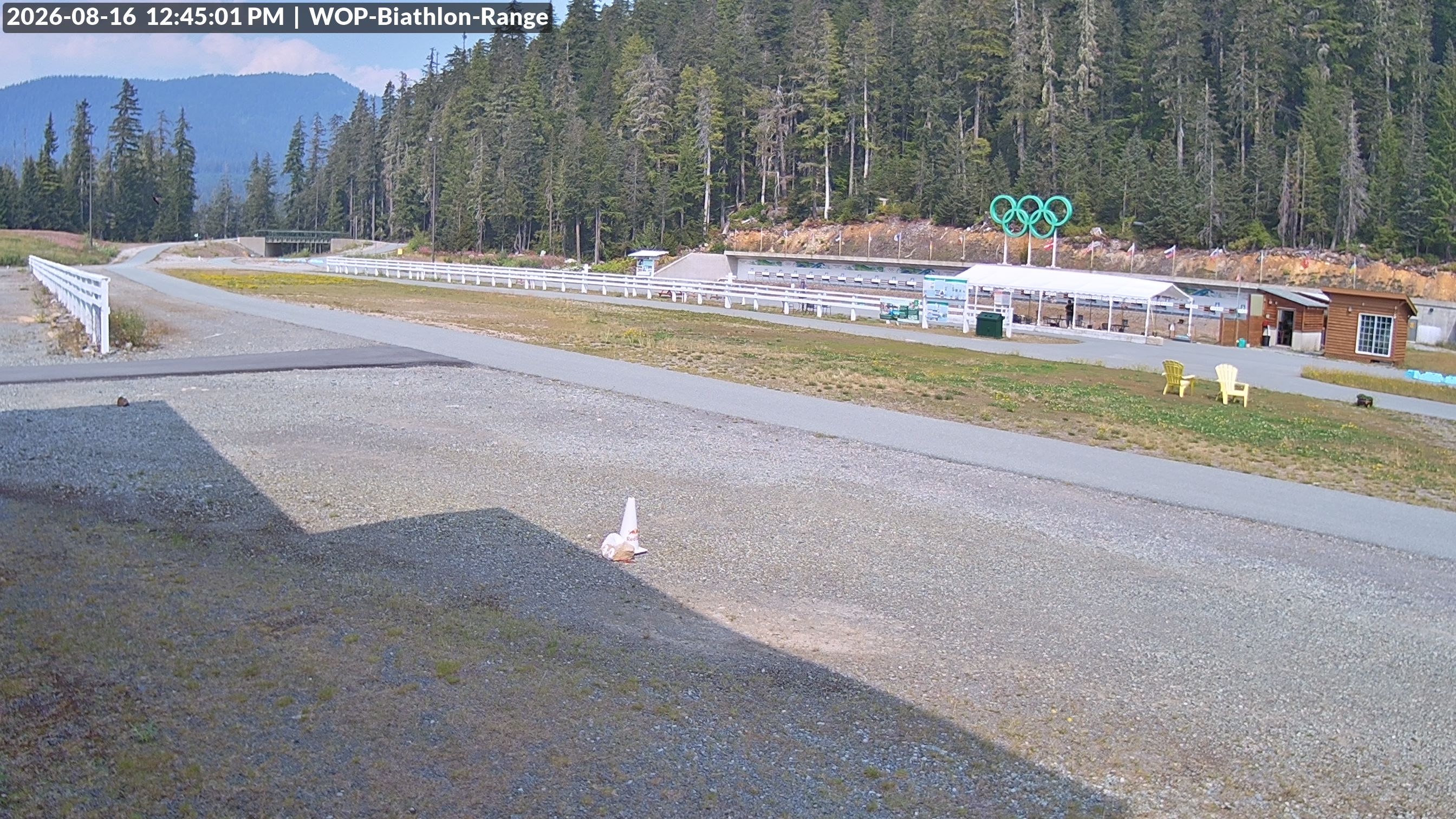 View looking North East to the Olympic Biathlon Range