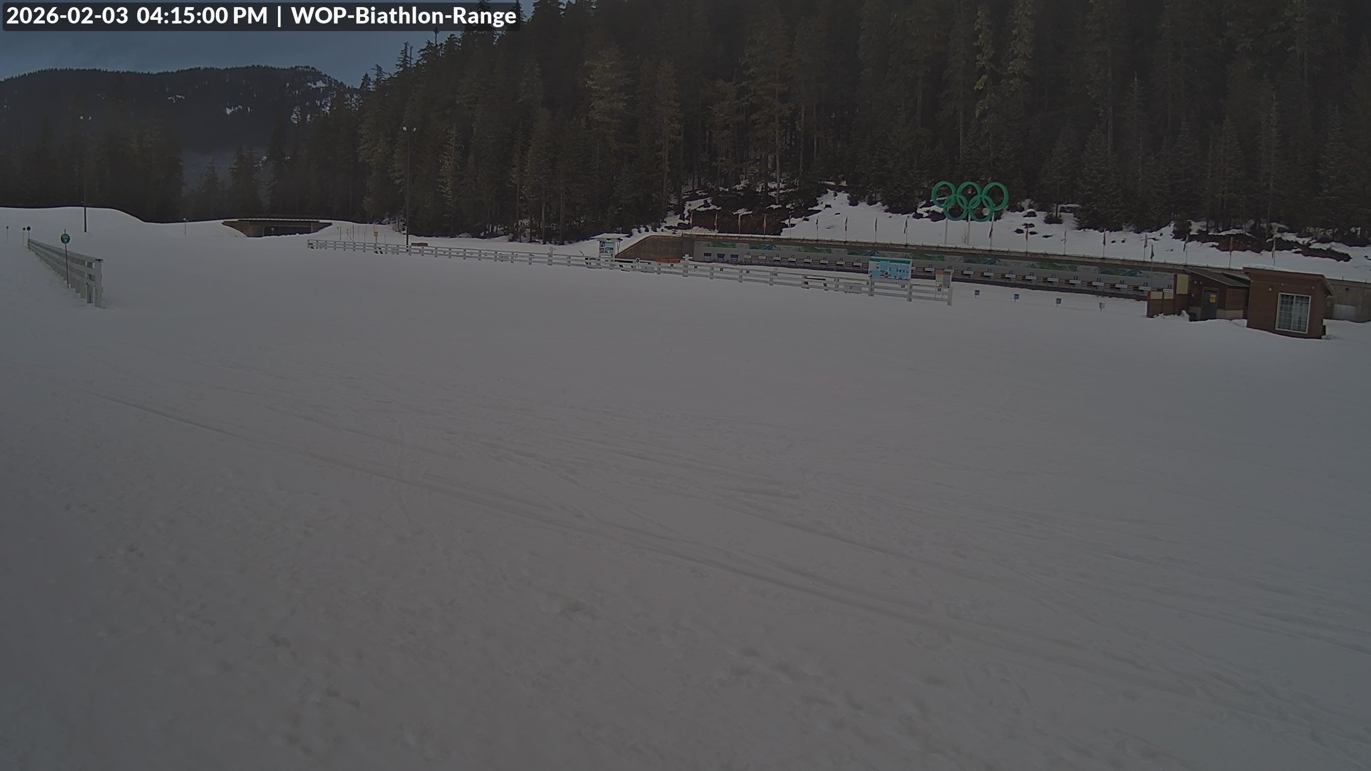 View looking North East to the Olympic Biathlon Range