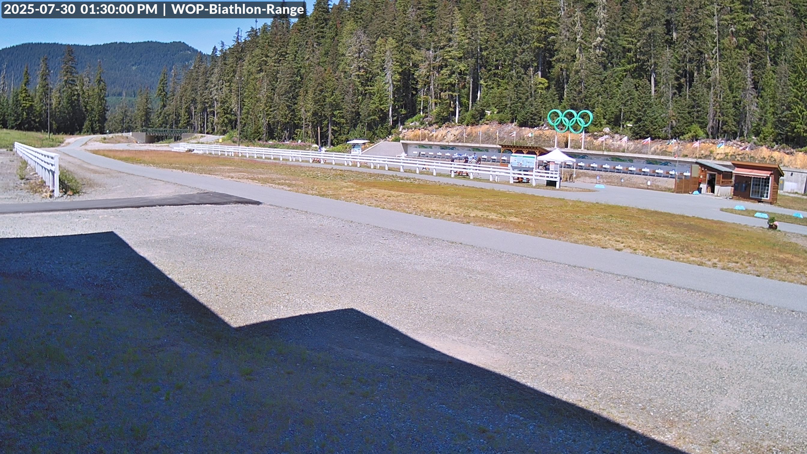 View looking North East to the Olympic Biathlon Range