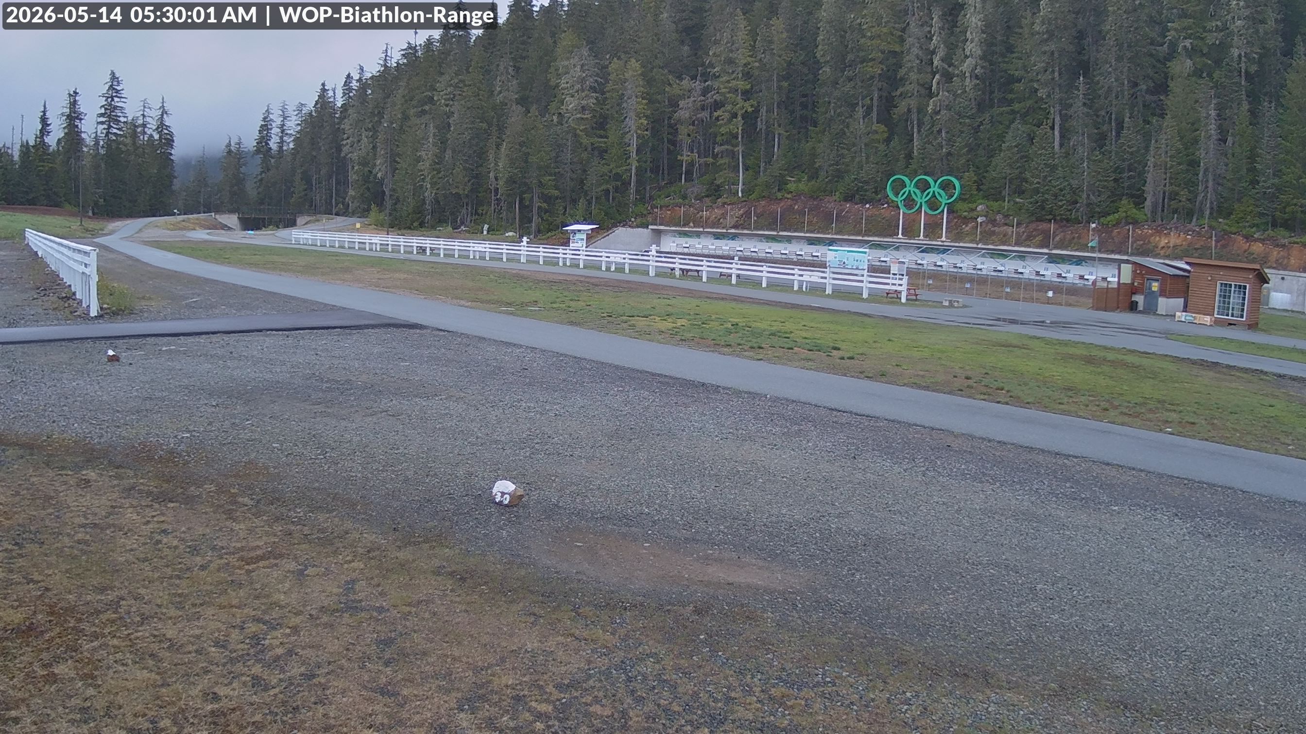 View looking North East to the Olympic Biathlon Range