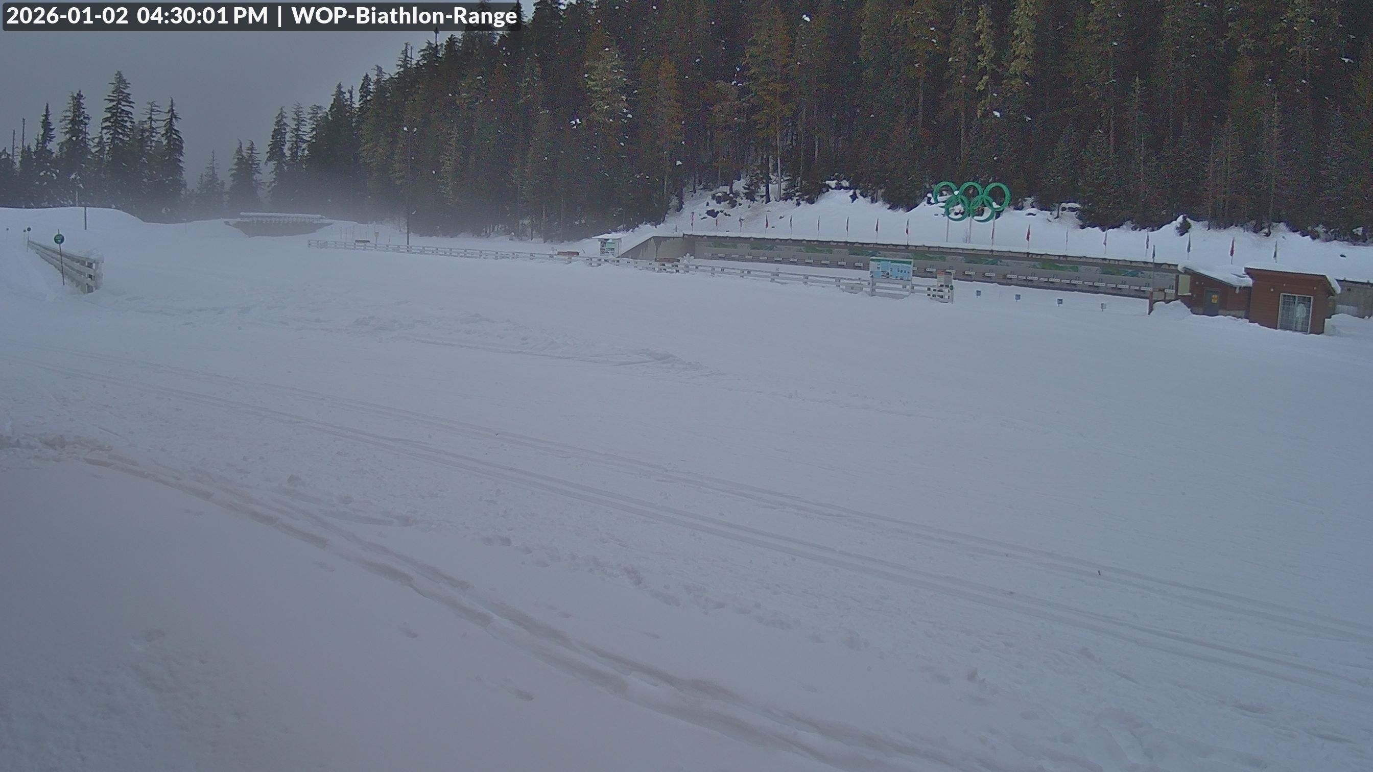 View looking North East to the Olympic Biathlon Range