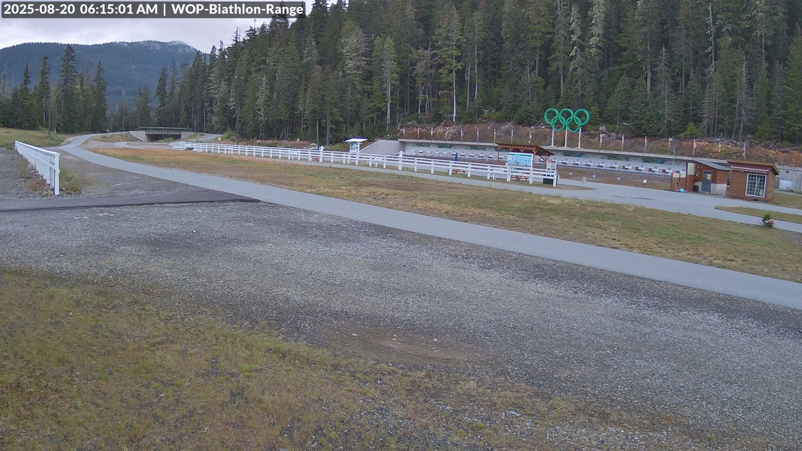 View looking North East to the Olympic Biathlon Range