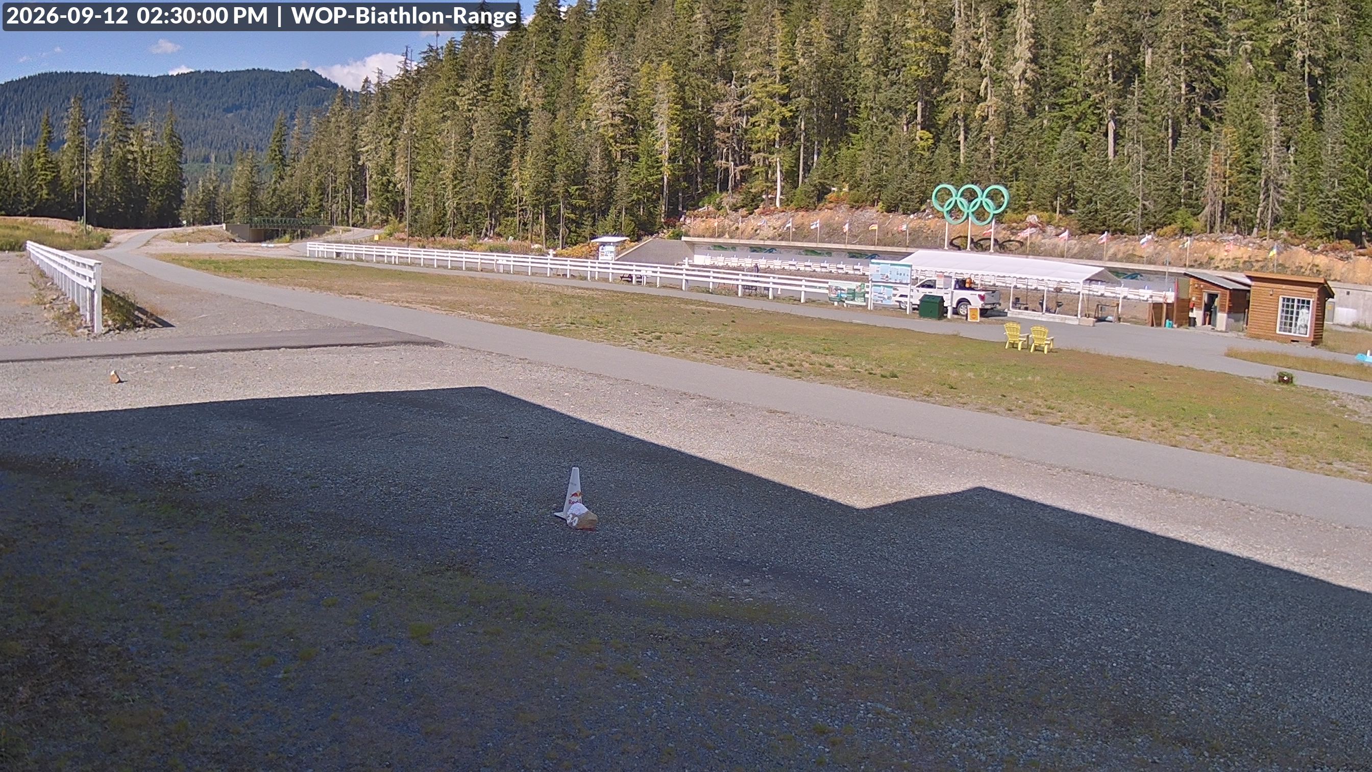 View looking North East to the Olympic Biathlon Range