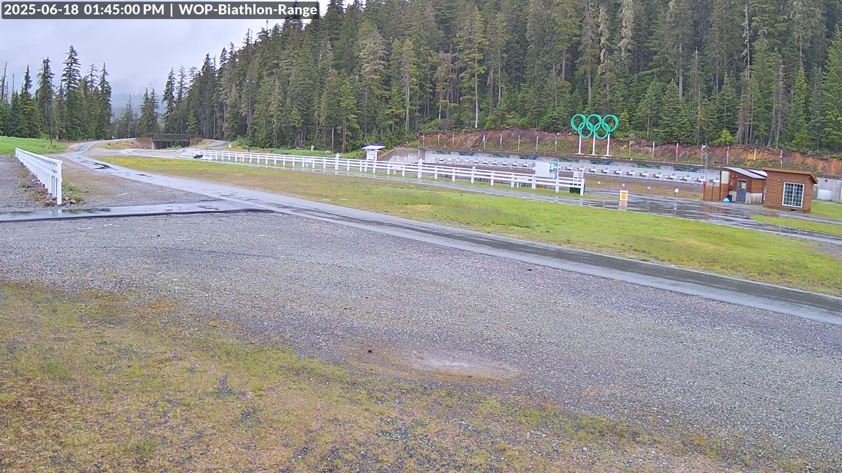 View looking North East to the Olympic Biathlon Range