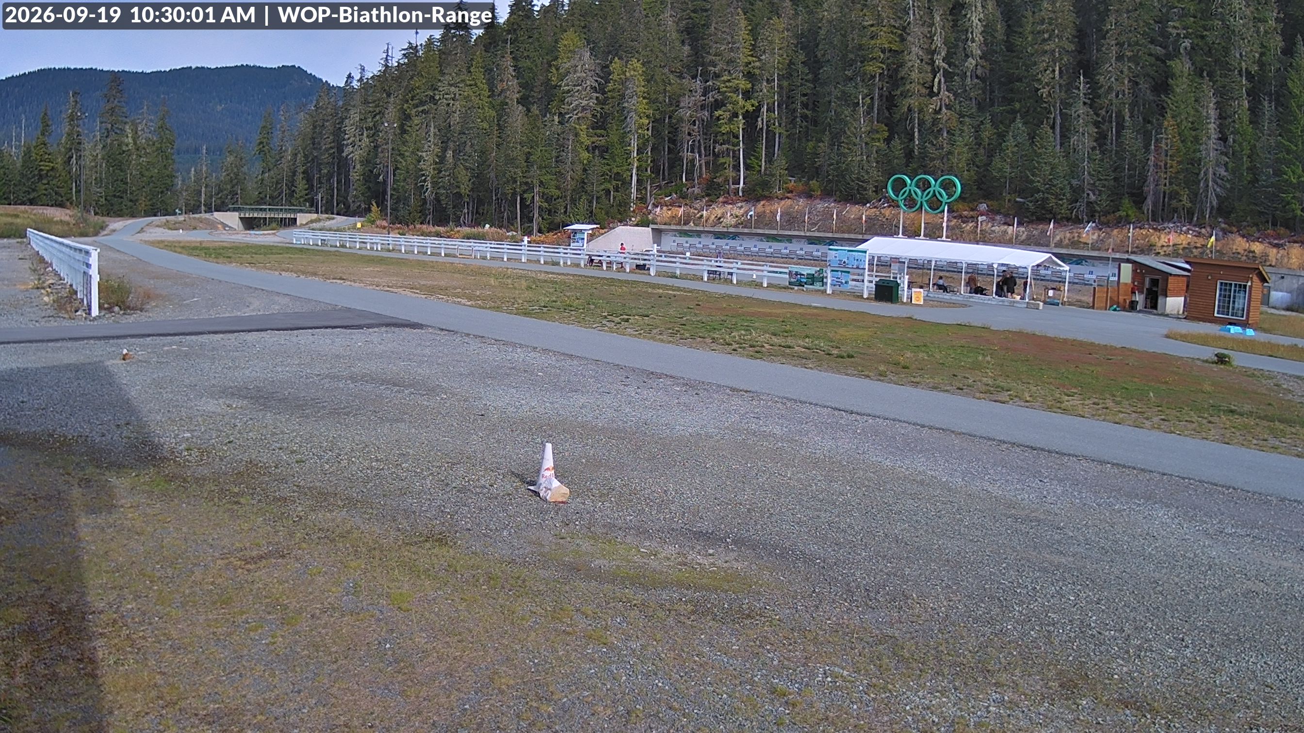View looking North East to the Olympic Biathlon Range