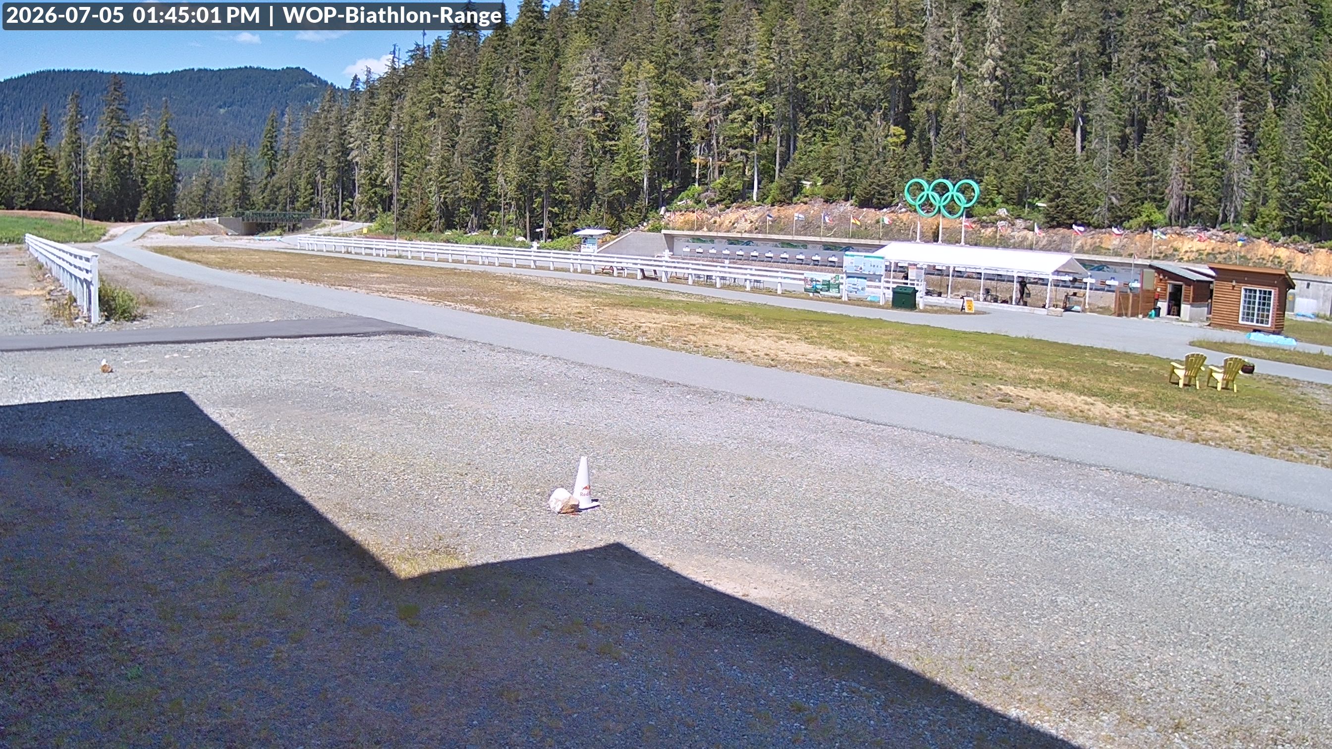 View looking North East to the Olympic Biathlon Range