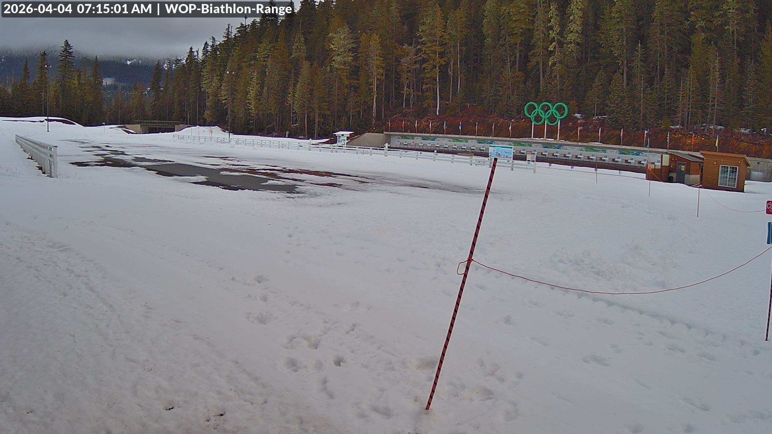 View looking North East to the Olympic Biathlon Range