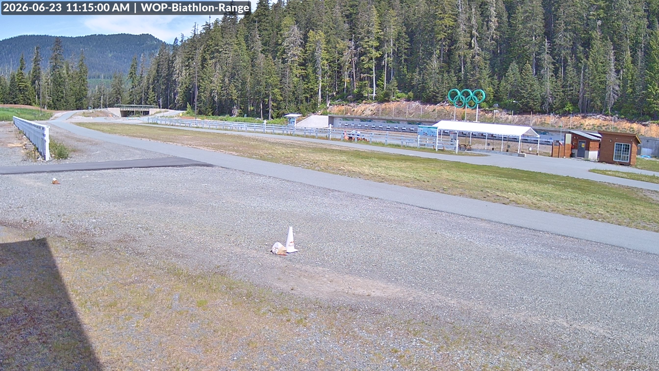 View looking North East to the Olympic Biathlon Range