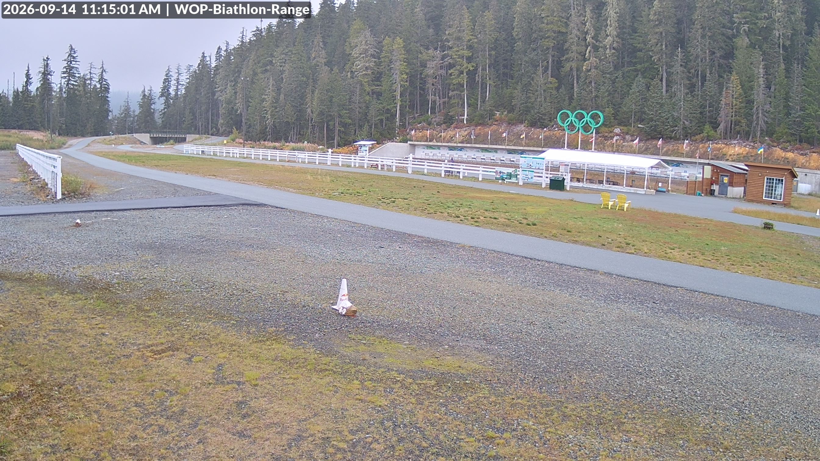 View looking North East to the Olympic Biathlon Range