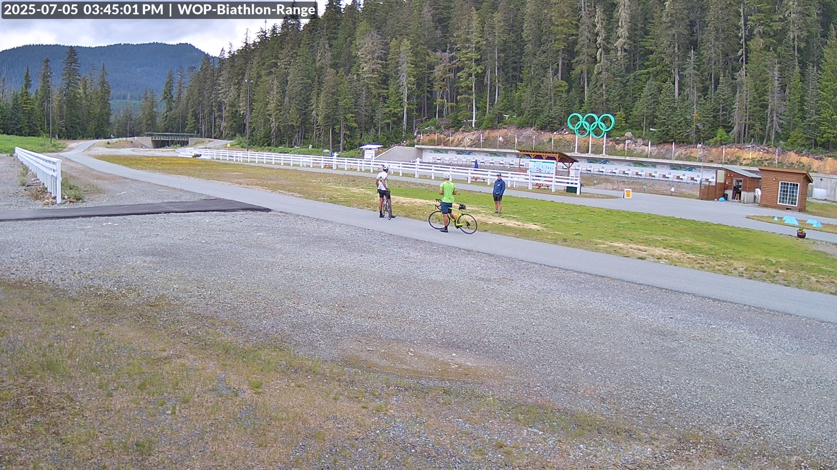 View looking North East to the Olympic Biathlon Range