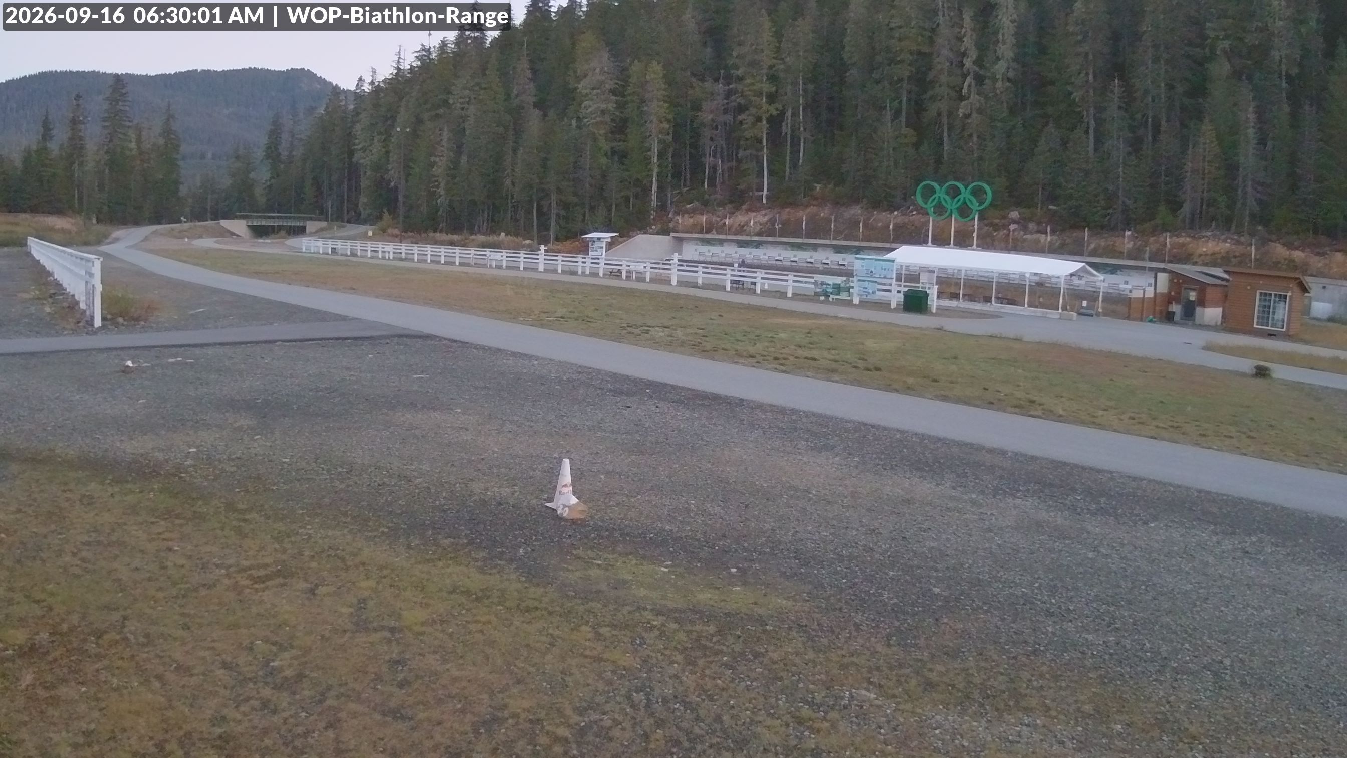 View looking North East to the Olympic Biathlon Range
