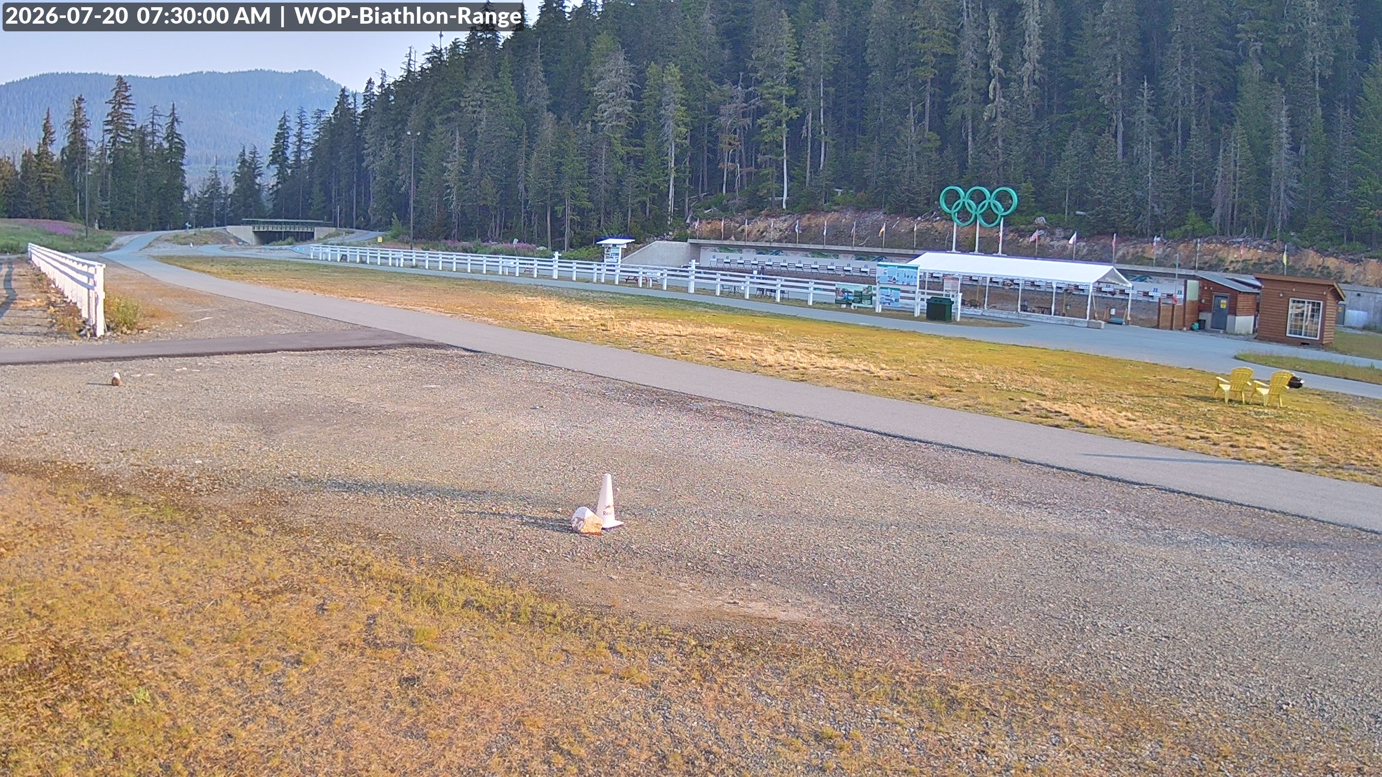 View looking North East to the Olympic Biathlon Range