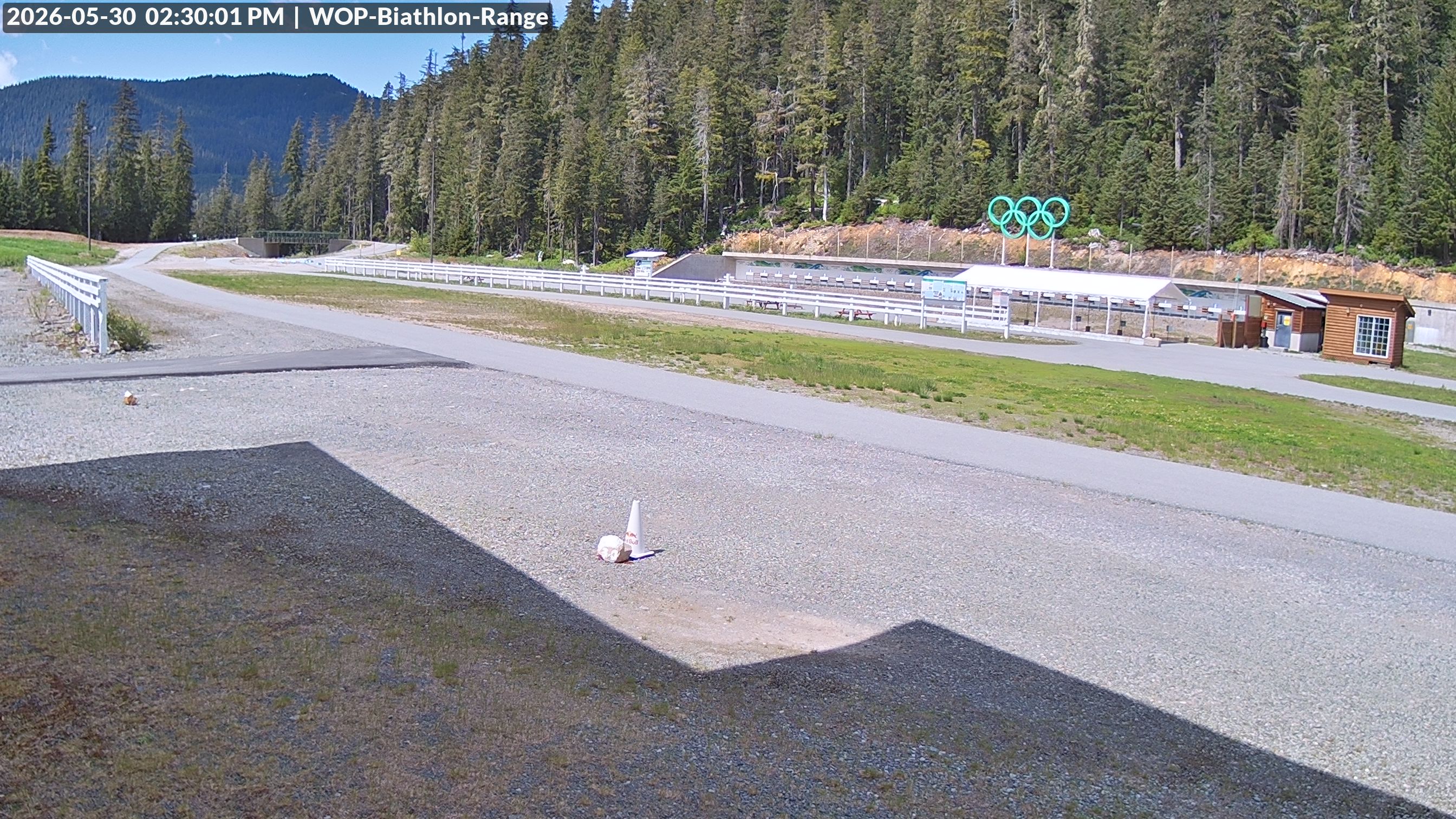 View looking North East to the Olympic Biathlon Range