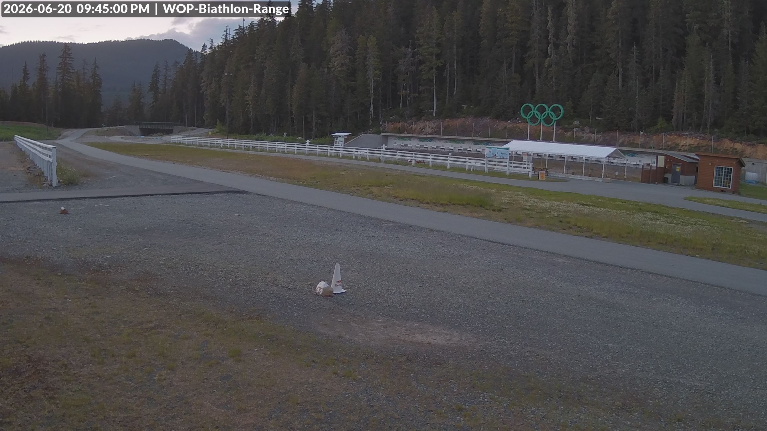 View looking North East to the Olympic Biathlon Range