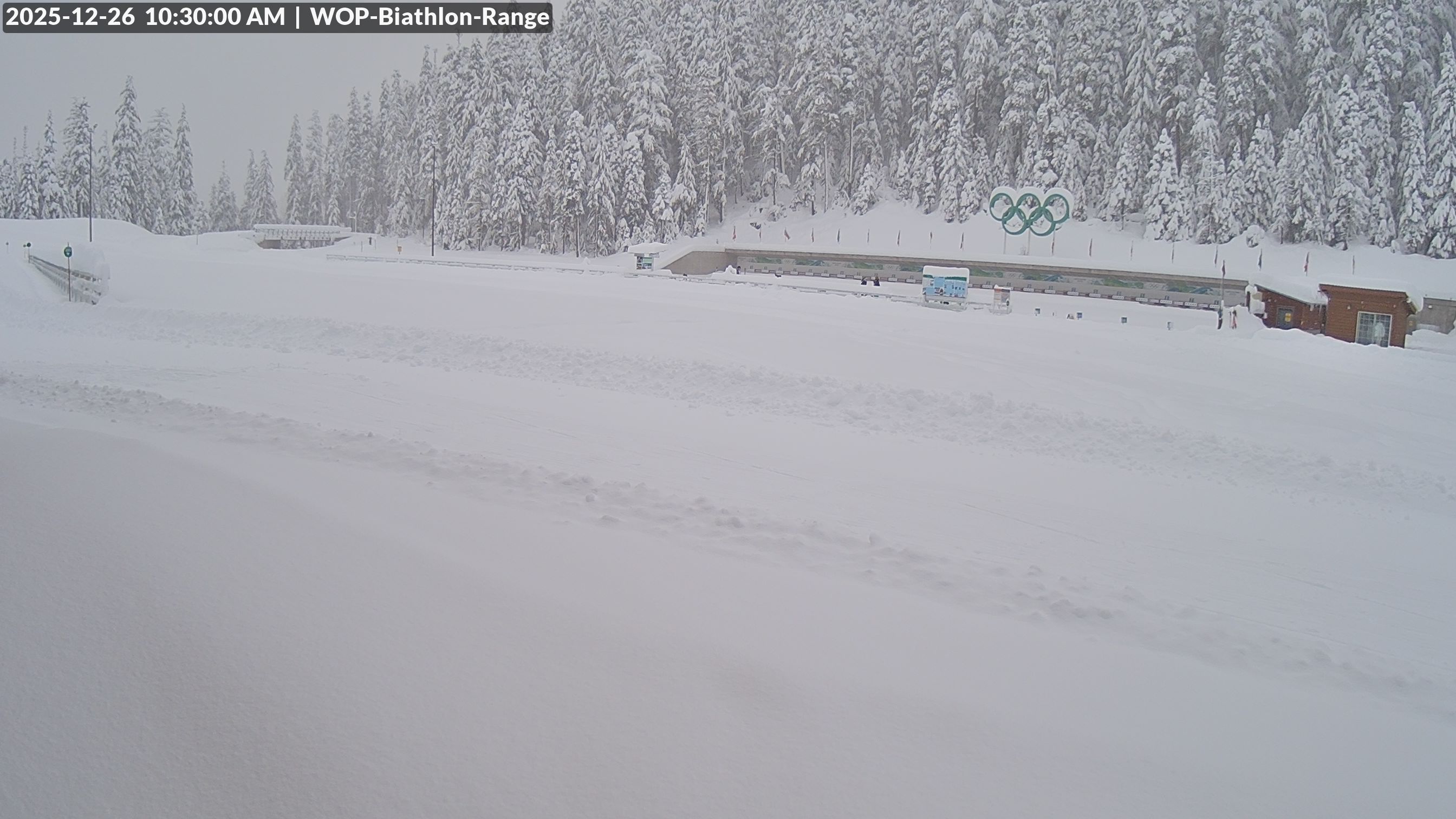 View looking North East to the Olympic Biathlon Range