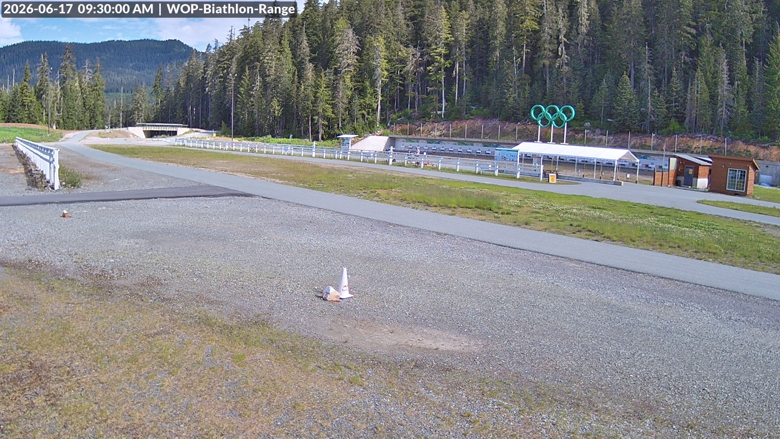 View looking North East to the Olympic Biathlon Range