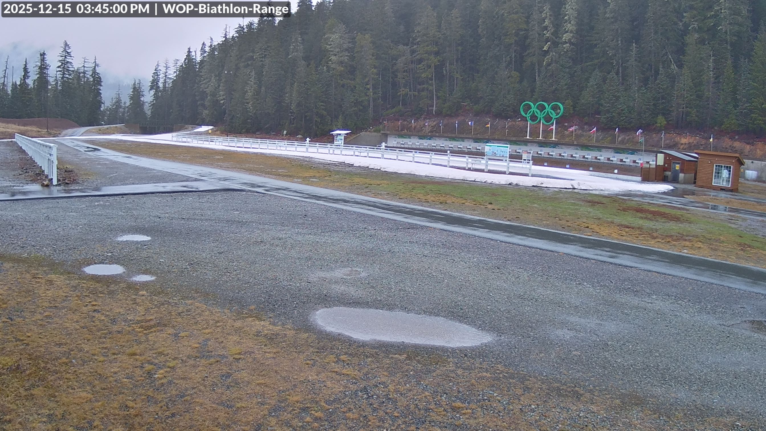 View looking North East to the Olympic Biathlon Range