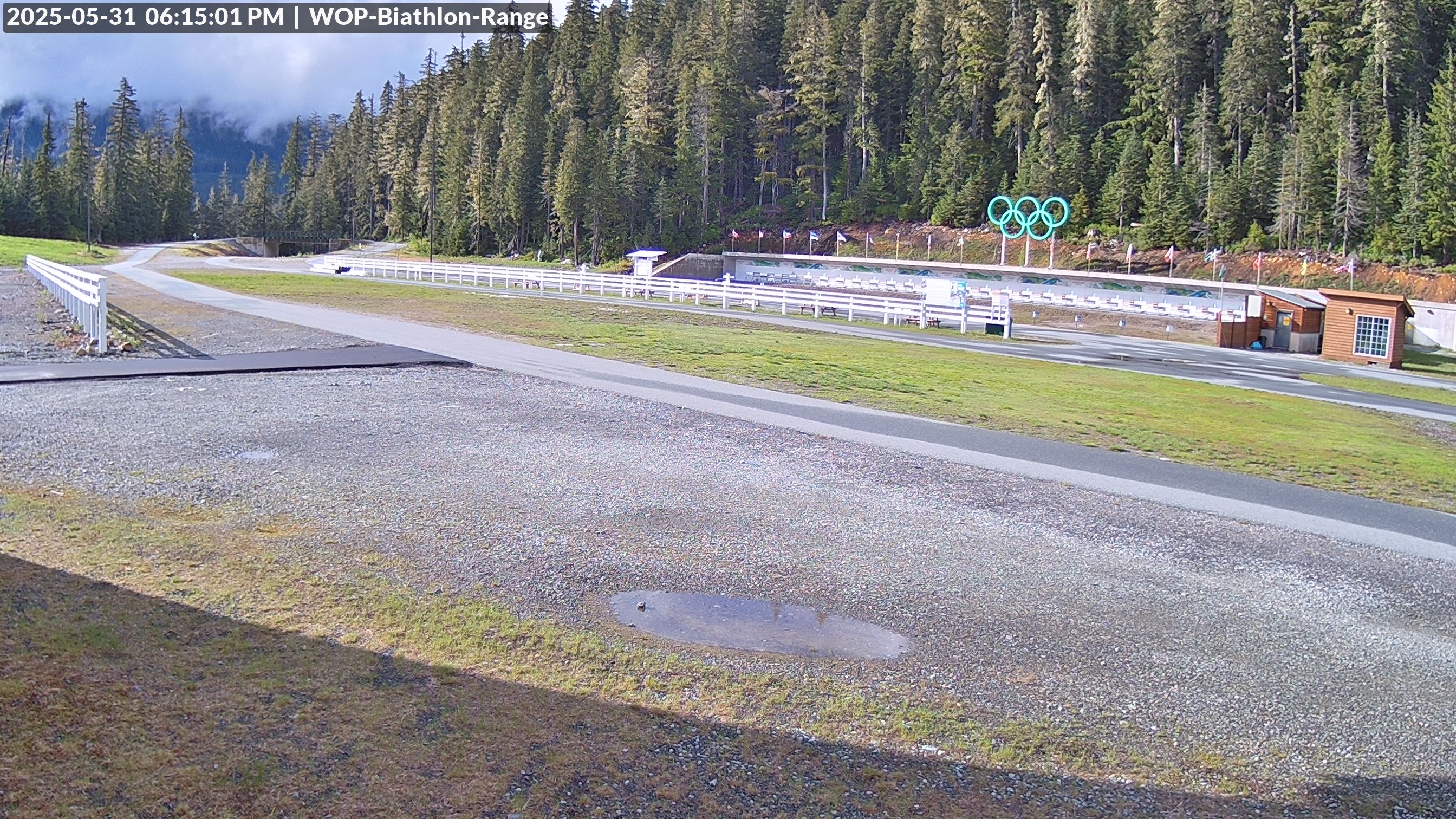 View looking North East to the Olympic Biathlon Range