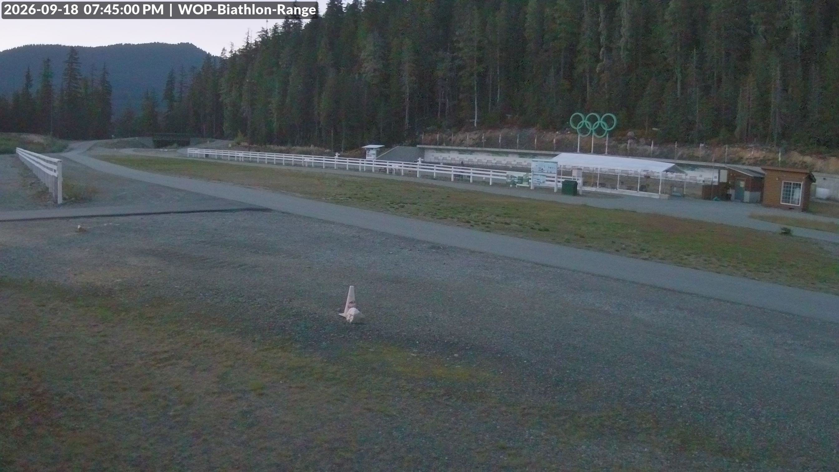 View looking North East to the Olympic Biathlon Range