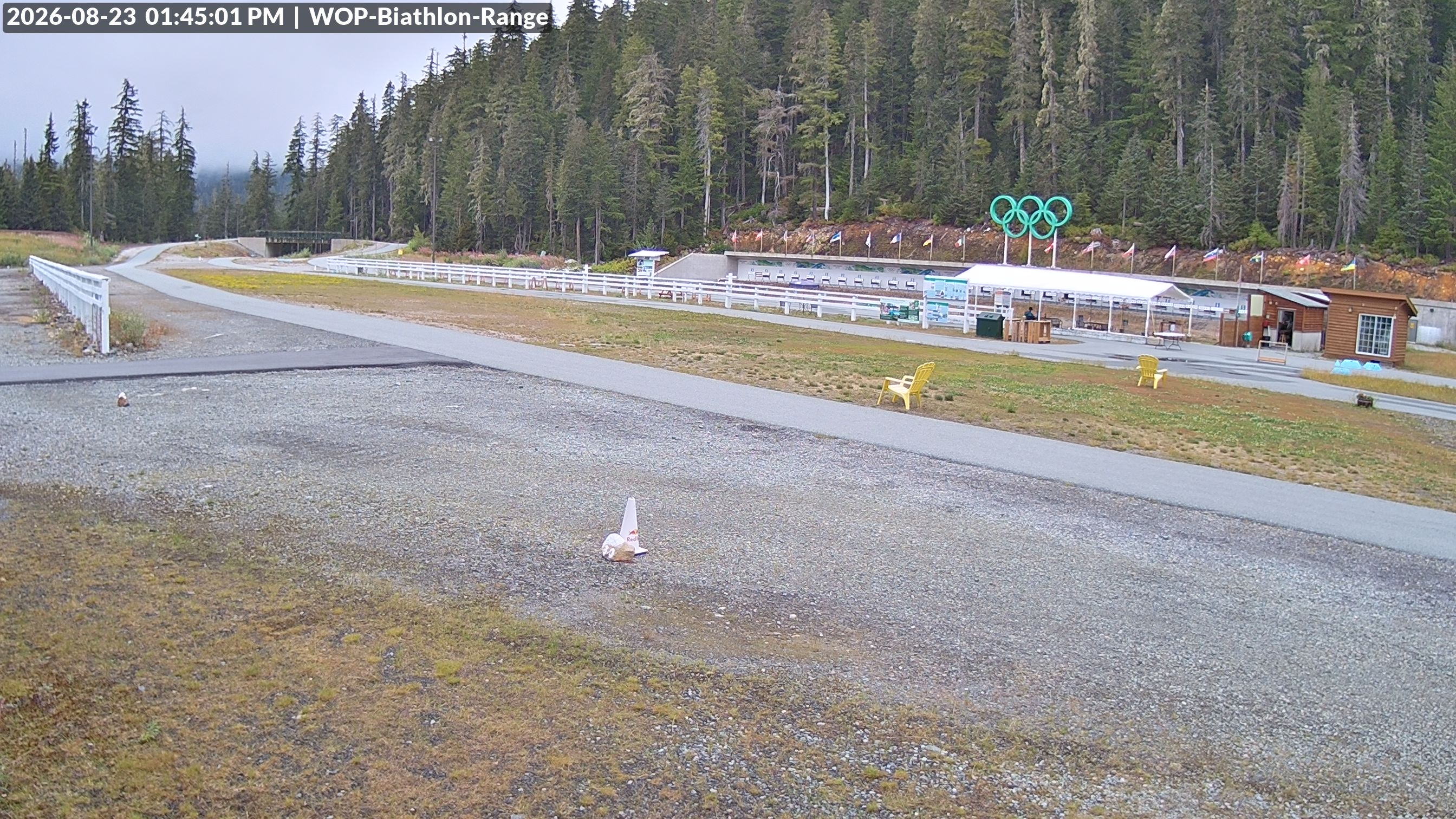 View looking North East to the Olympic Biathlon Range