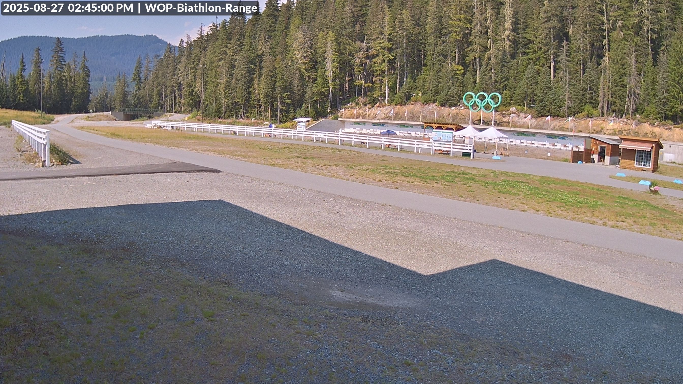 View looking North East to the Olympic Biathlon Range
