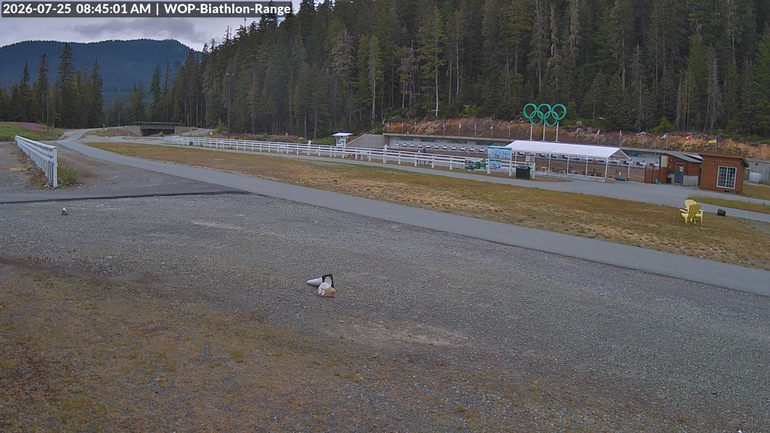 View looking North East to the Olympic Biathlon Range