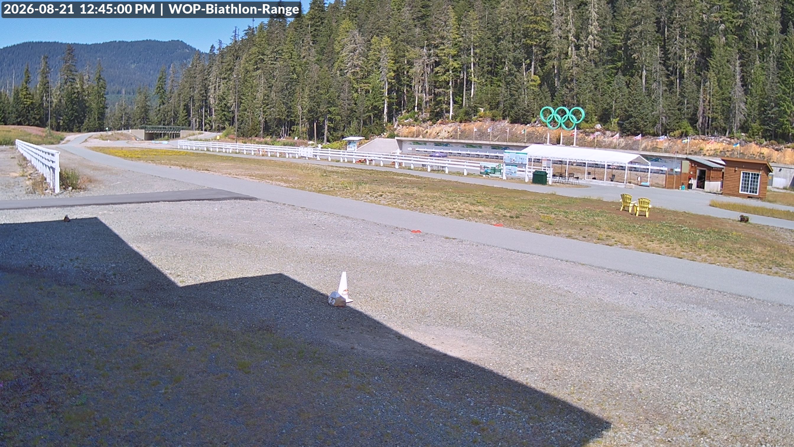 View looking North East to the Olympic Biathlon Range