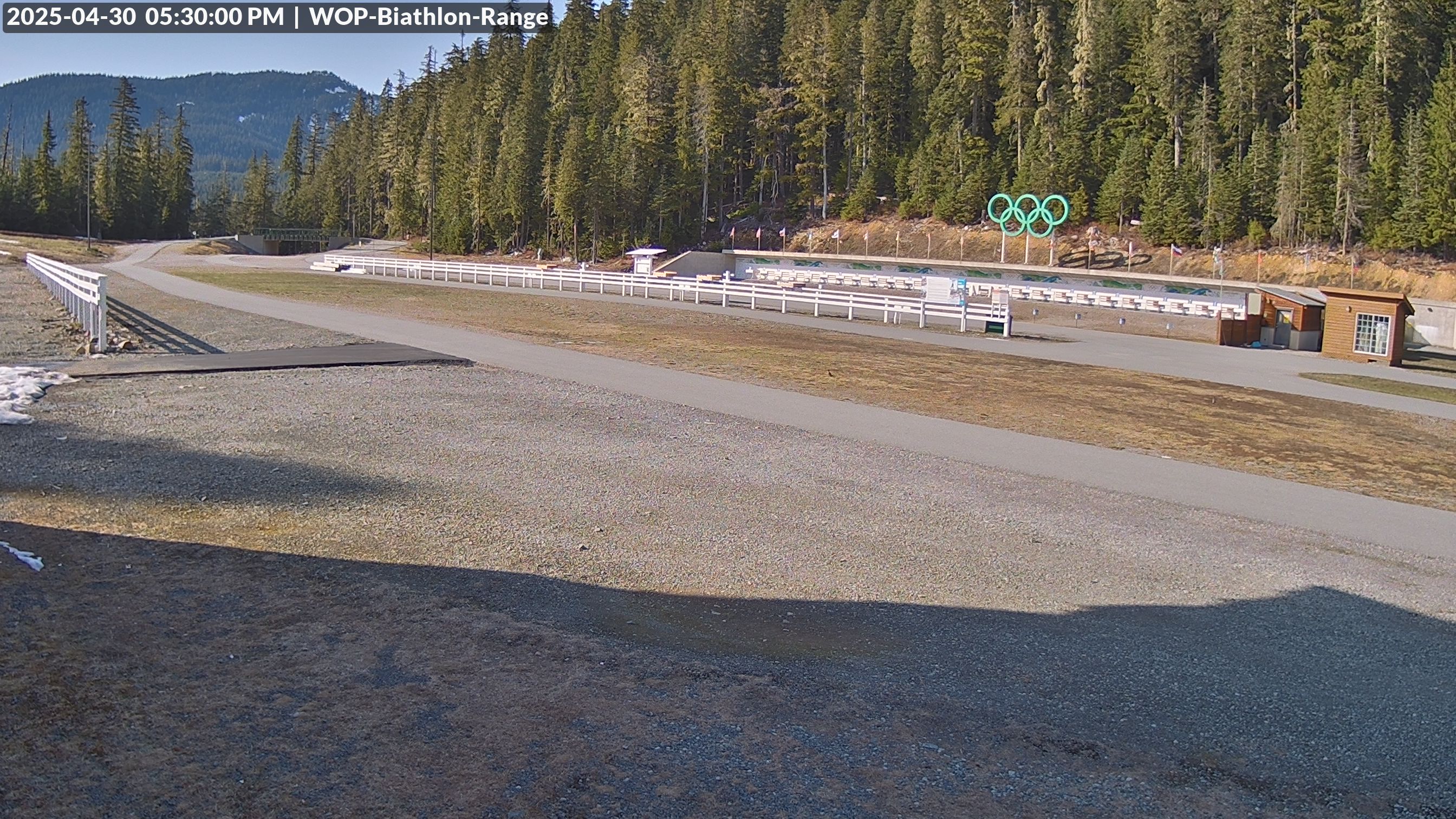 View looking North East to the Olympic Biathlon Range