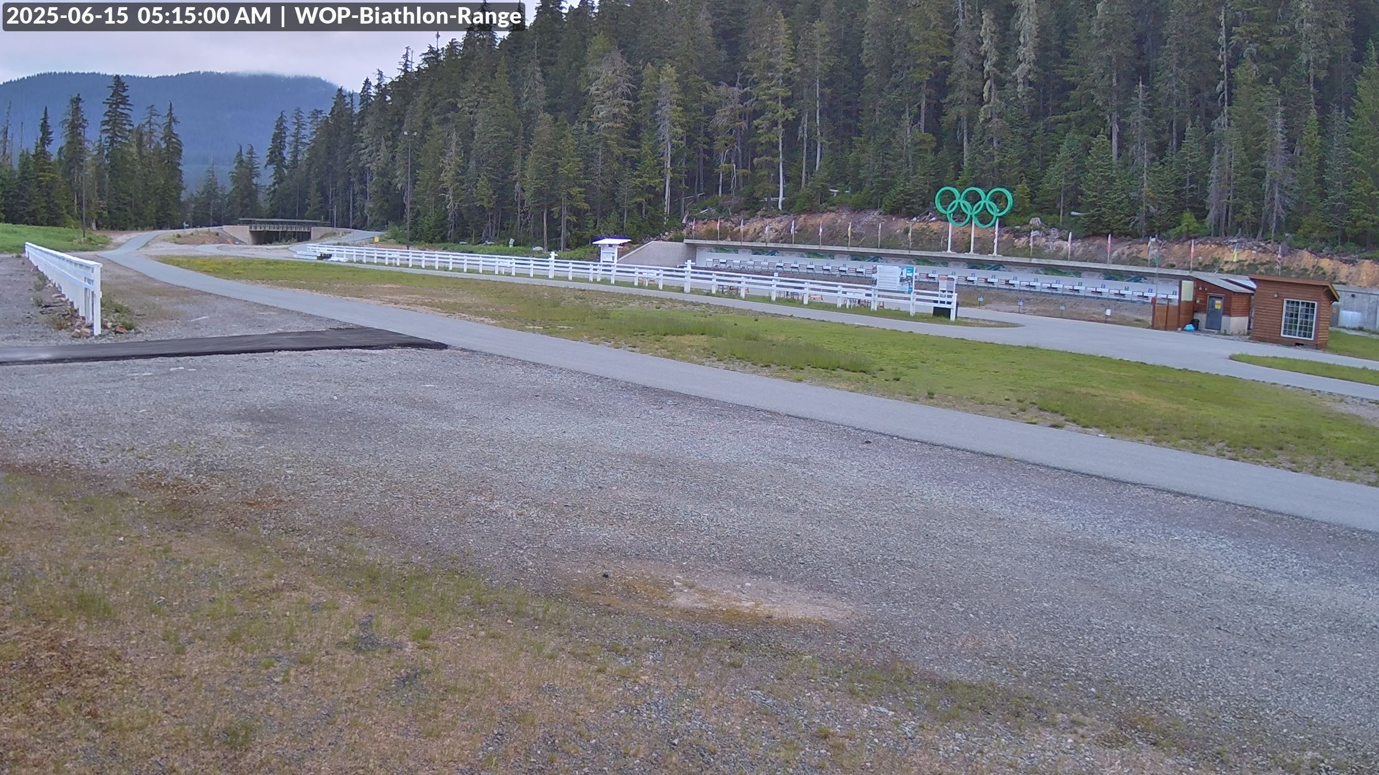 View looking North East to the Olympic Biathlon Range
