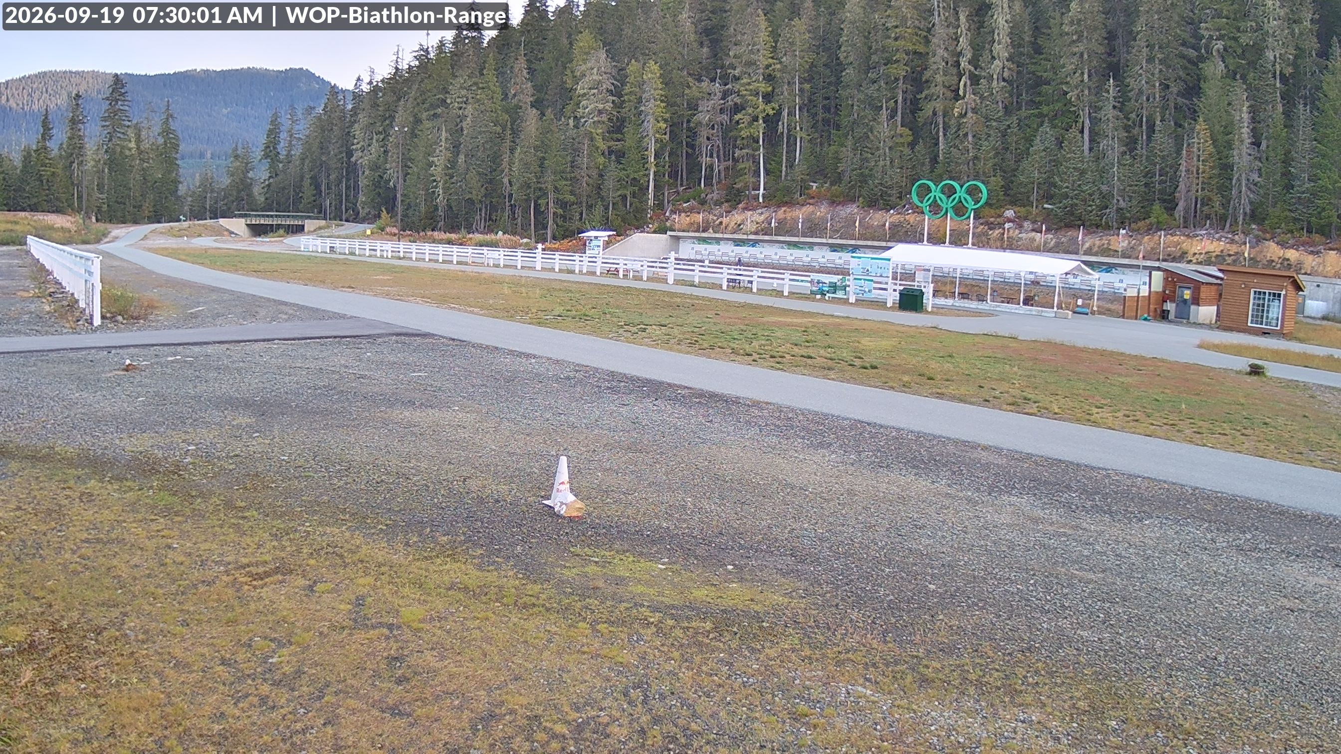 View looking North East to the Olympic Biathlon Range
