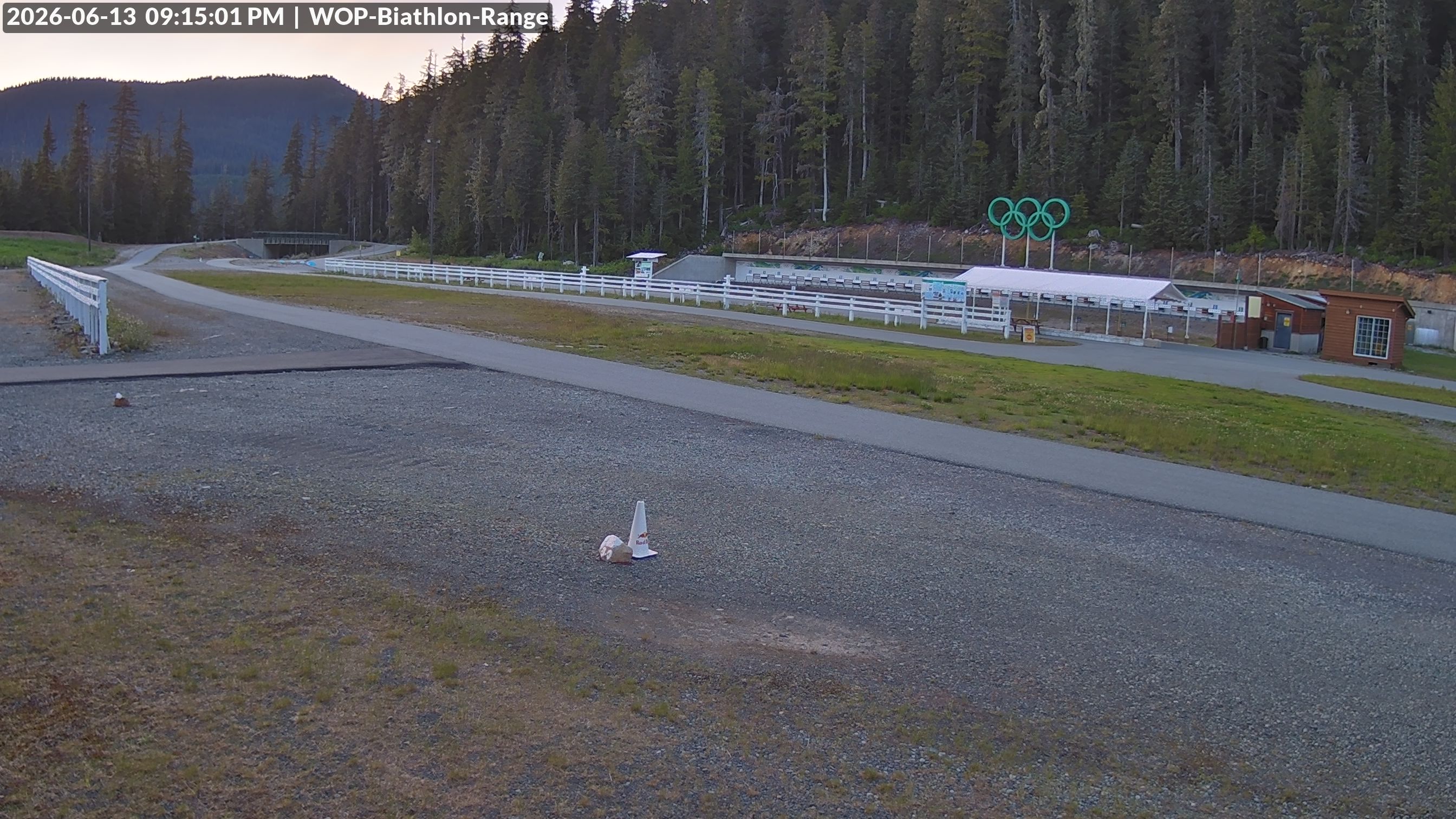 View looking North East to the Olympic Biathlon Range