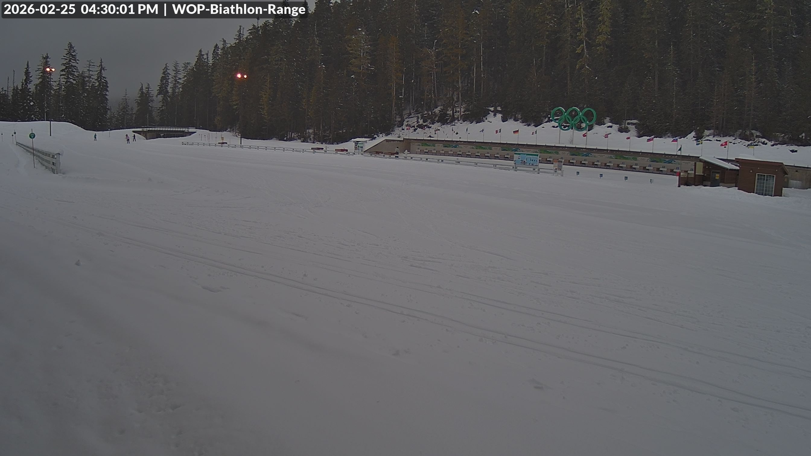 View looking North East to the Olympic Biathlon Range
