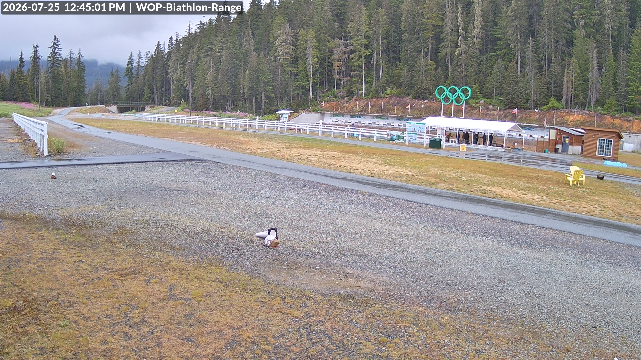 View looking North East to the Olympic Biathlon Range