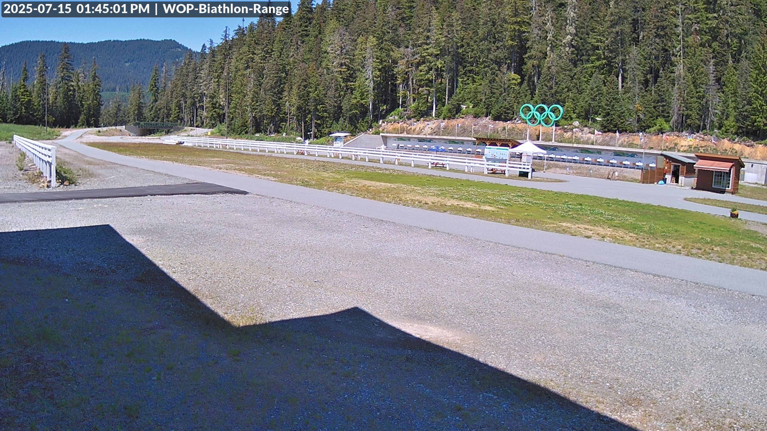 View looking North East to the Olympic Biathlon Range