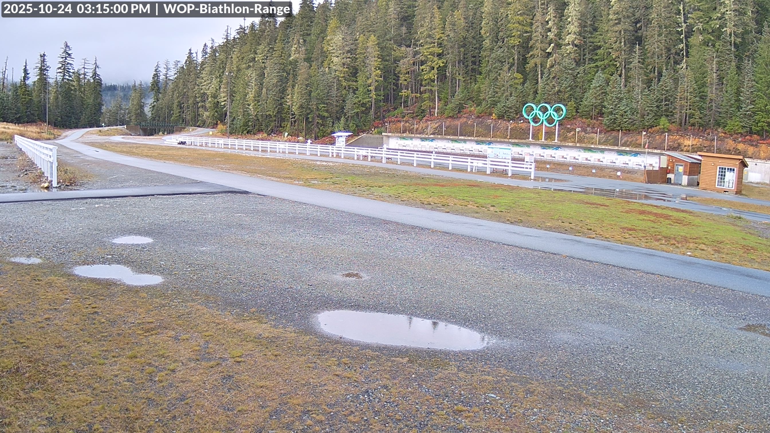 View looking North East to the Olympic Biathlon Range