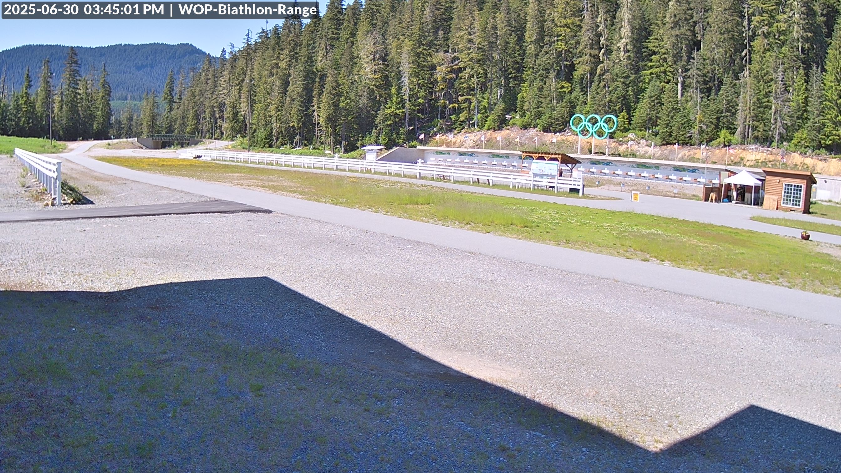 View looking North East to the Olympic Biathlon Range