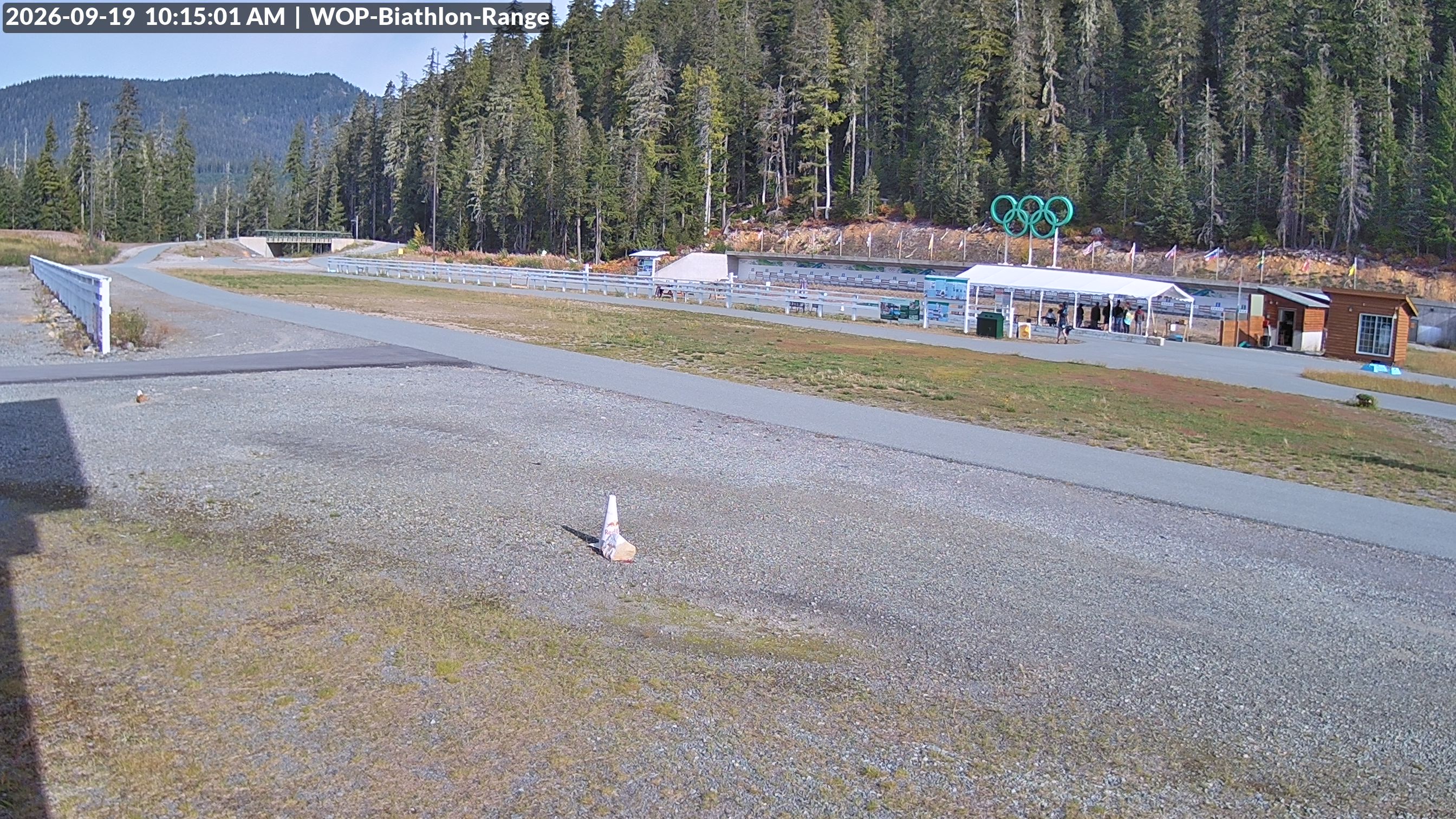 View looking North East to the Olympic Biathlon Range