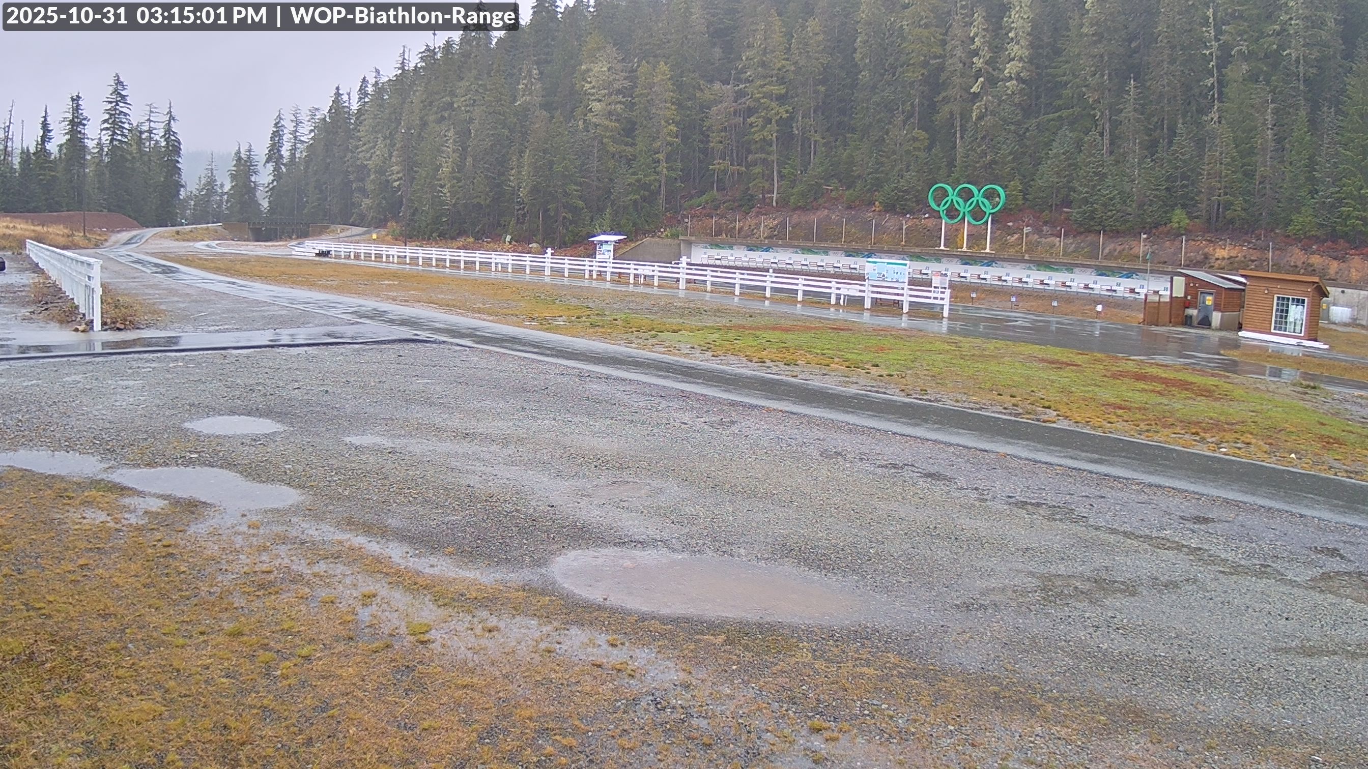 View looking North East to the Olympic Biathlon Range