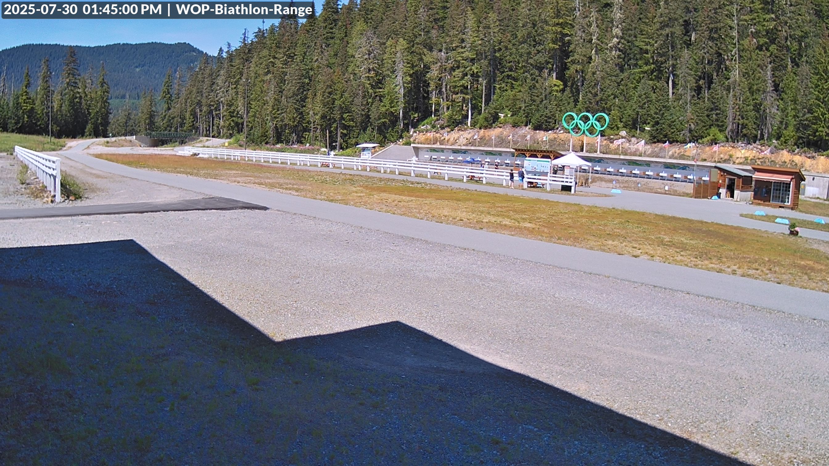 View looking North East to the Olympic Biathlon Range