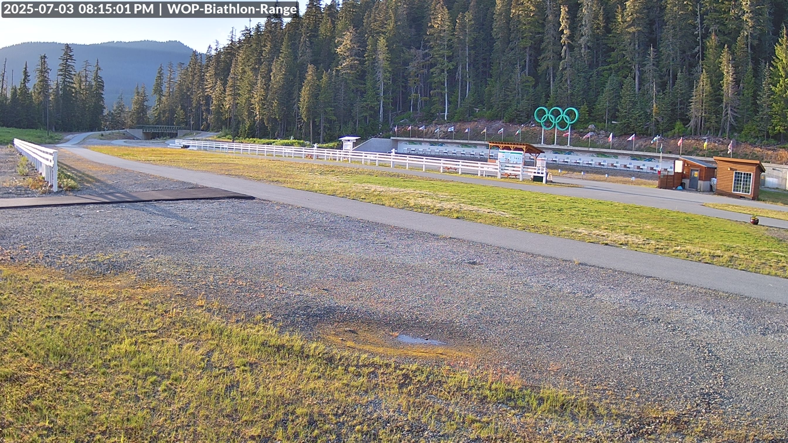 View looking North East to the Olympic Biathlon Range