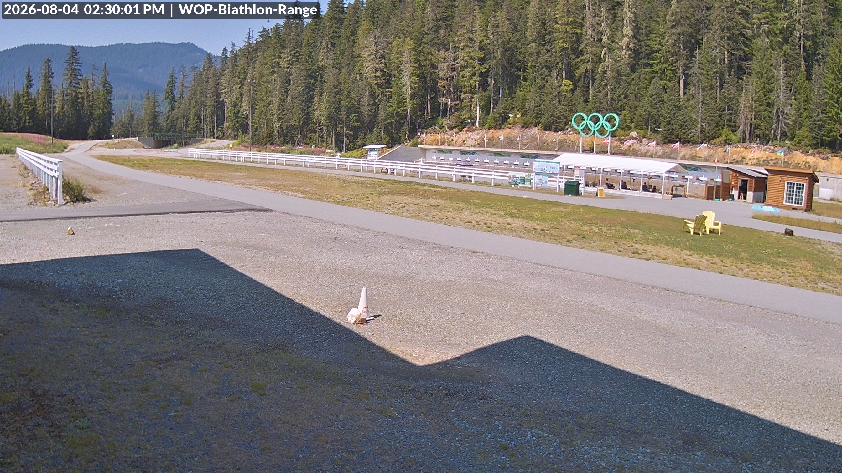 View looking North East to the Olympic Biathlon Range