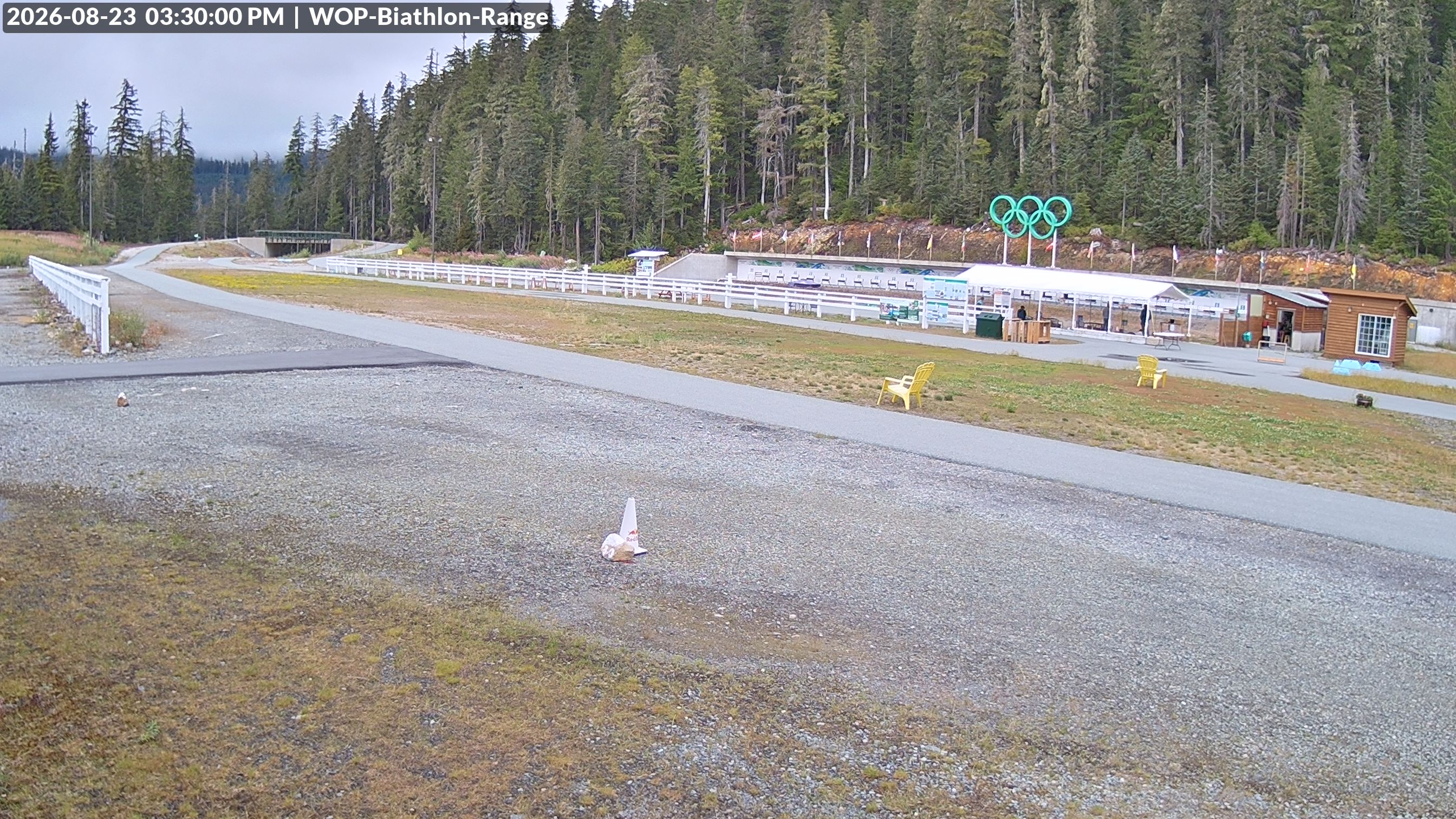 View looking North East to the Olympic Biathlon Range
