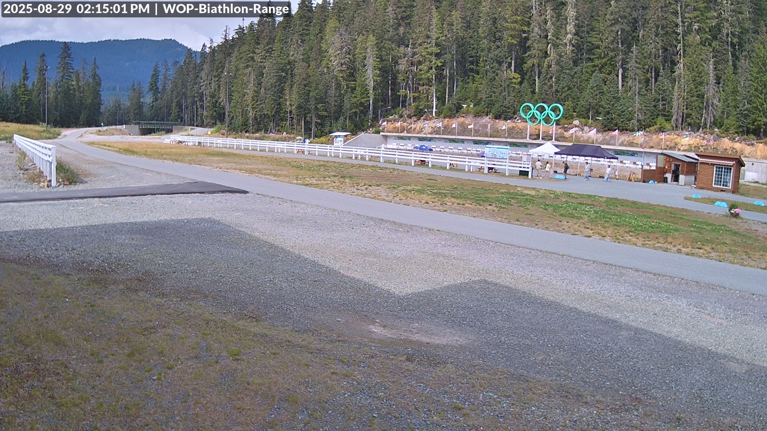 View looking North East to the Olympic Biathlon Range